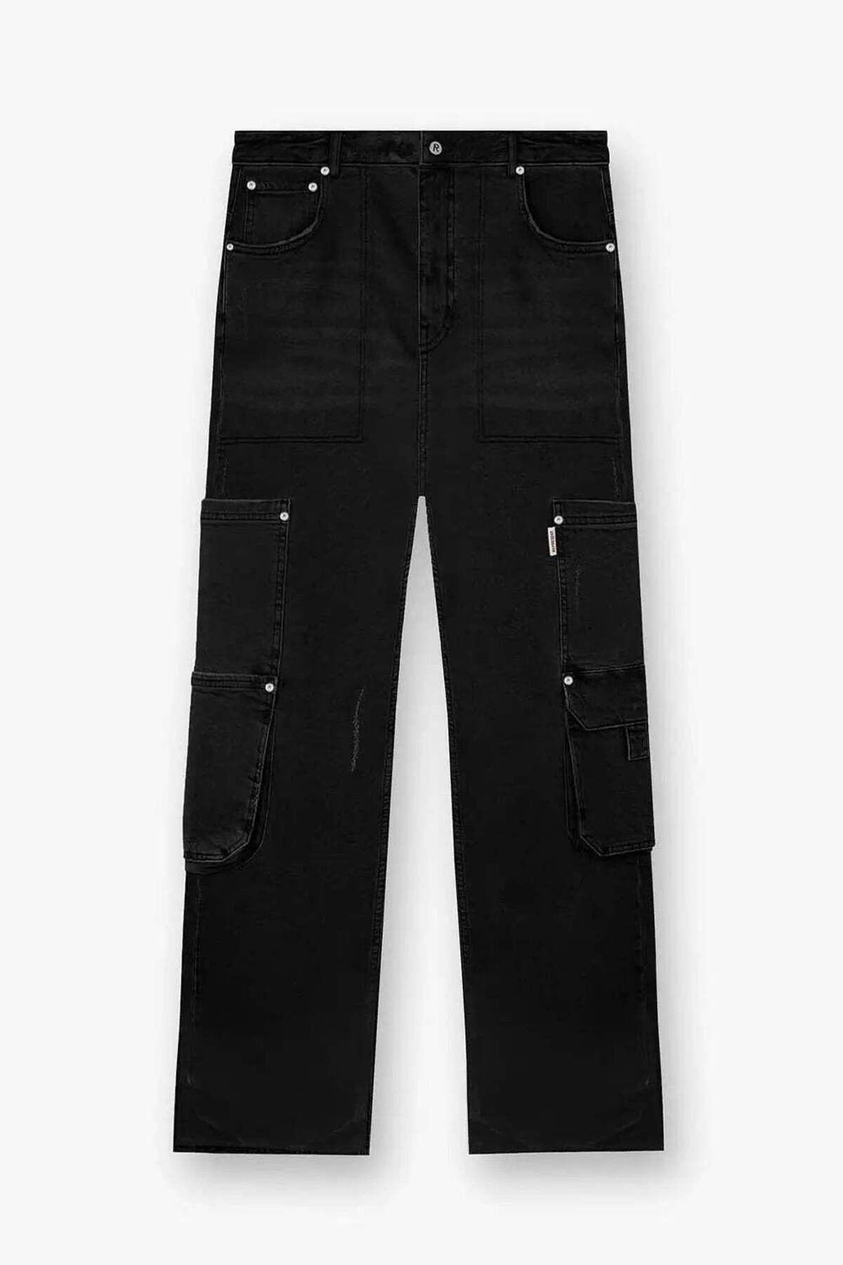 American Rag Cie R3 Workshop Denim: Black Baggy Fit Jeans ile Şıklığı Keşfedin - 100% Pamuk