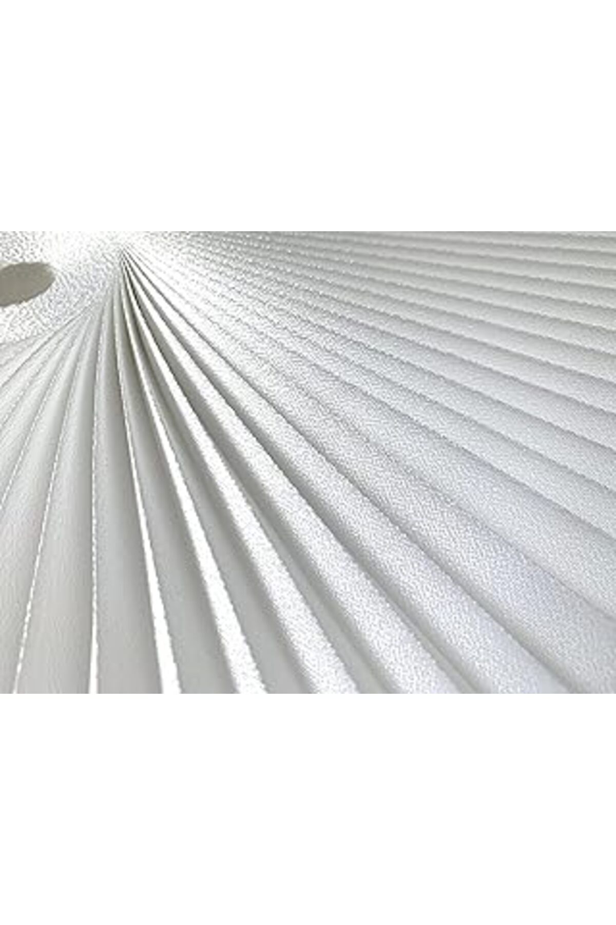 Qedii Pliper Beyaz - Plise Cam Balkon Perdesi Yapışkanlı 3400001 (60 X 180)