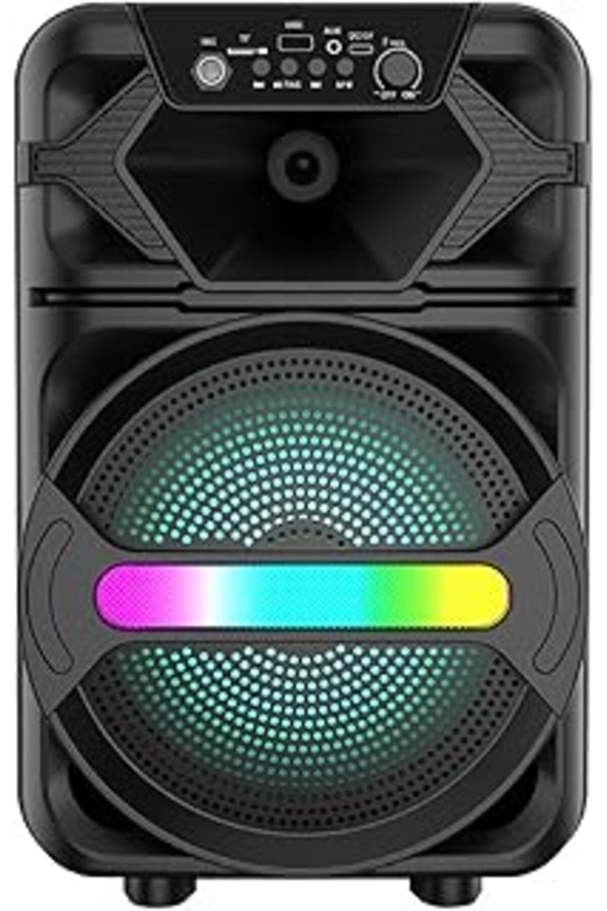 NETWORK ART 20W 2400 Mah Mikrofonlu Led Işıklı Taşınabilir Bluetooth Hoparlör Bts-410