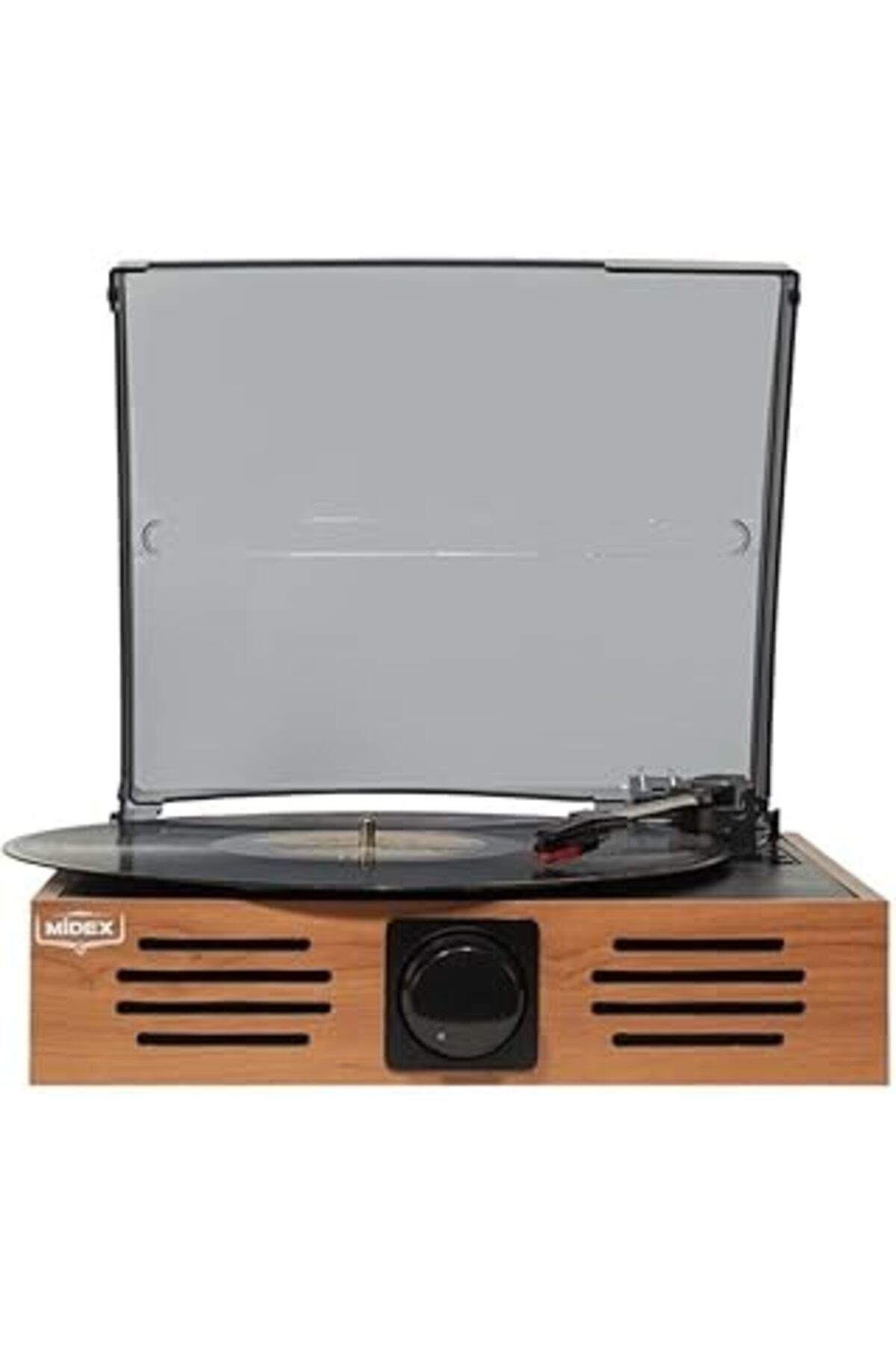 NETWORK ART Midex Mtx-106or Nostaljik Retro Pikap Plak Çalar (BLUETOOTH AUX HOPARLÖRLÜ 3 DEVİR) Iğne Dahil