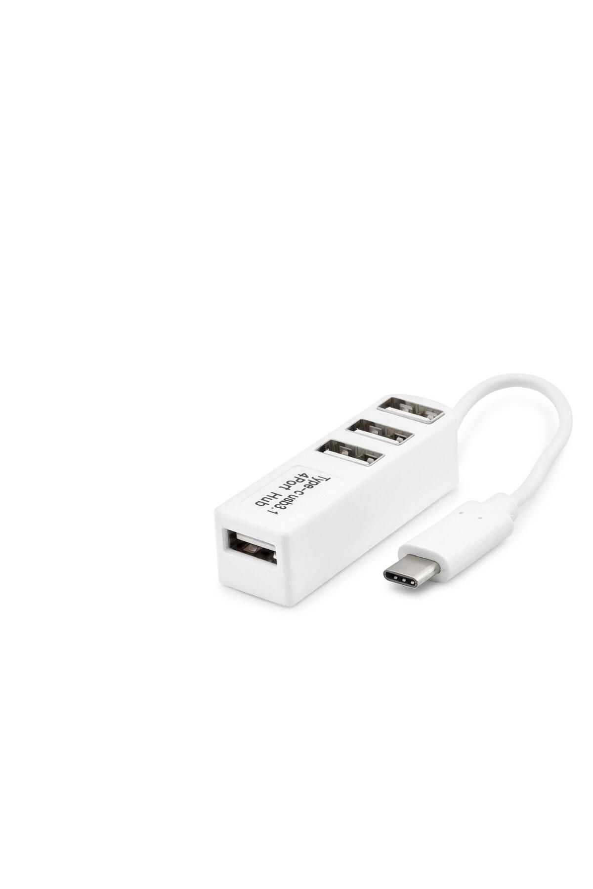 Skygo Type-C Hub 4*Usb Beyaz (Telefon Uyumlu) HDX7015