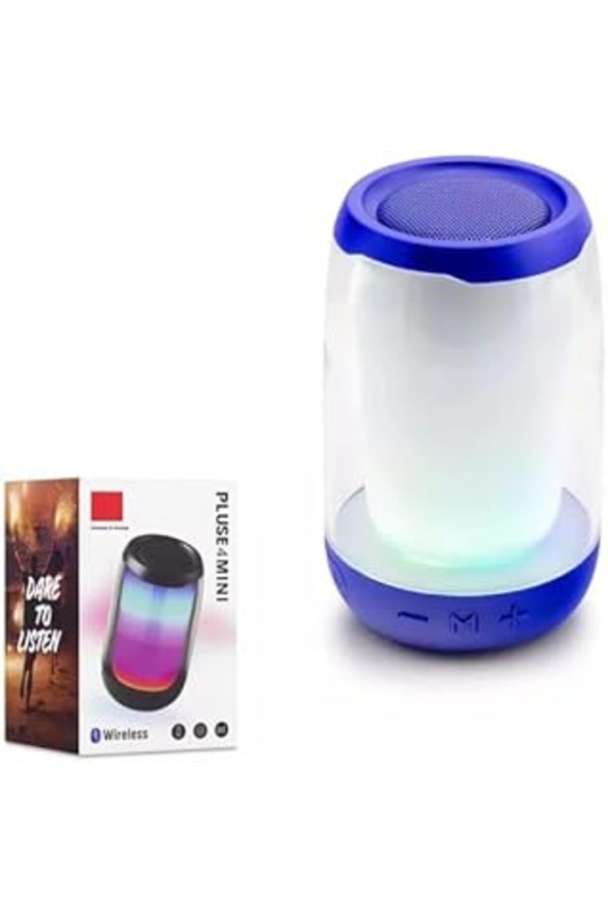 NETWORK ART Mn6 Pluse 4 Mini Taşınabilir Bluetooth Hoparlör. Işıklı Bluetooth Hoparlör. Kablosuz Bluetooth Hopa