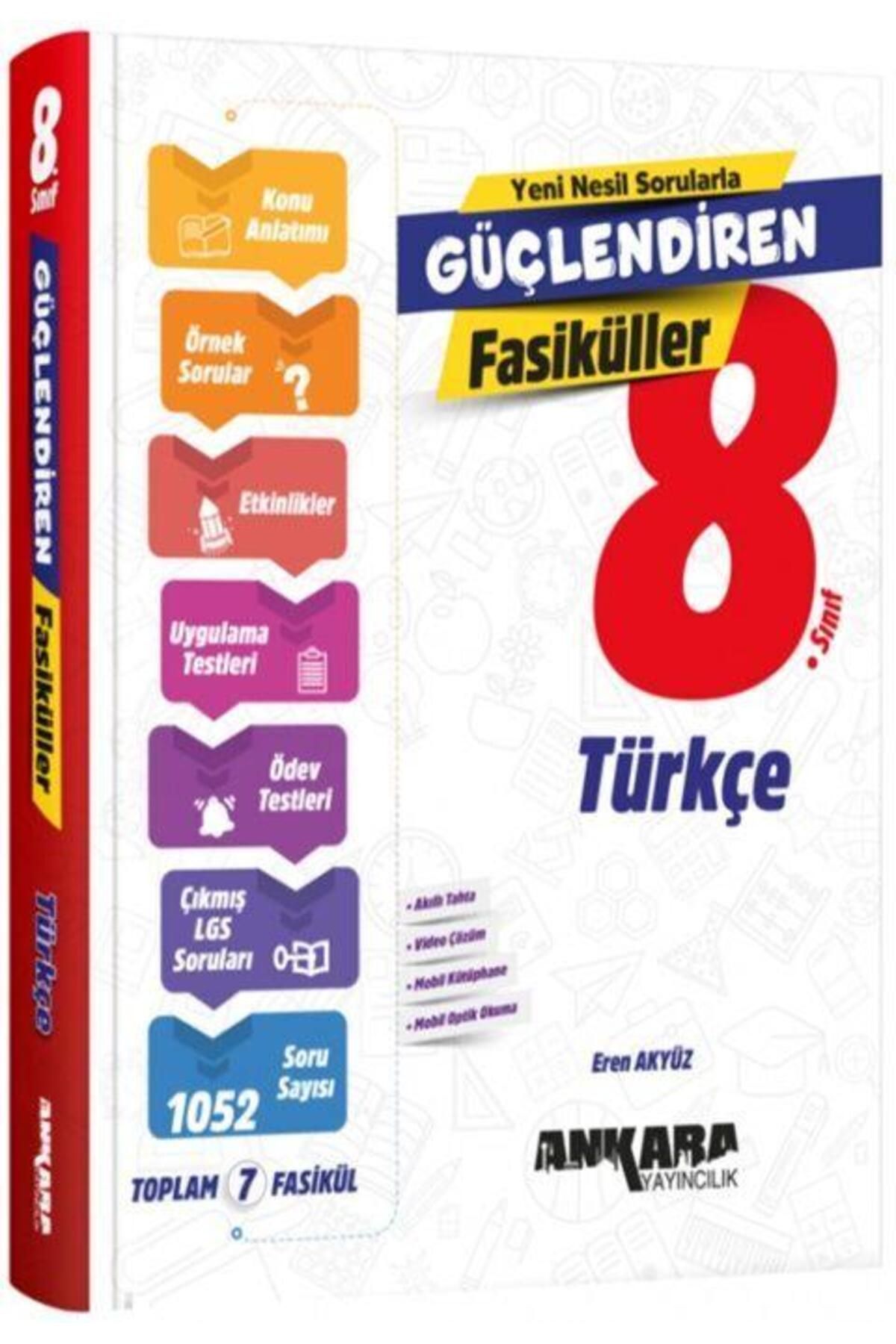 Ankara Kitap Merkezi 8. Sınıf Türkçe Güçlendiren Fasiküller Ankara Yayıncılık