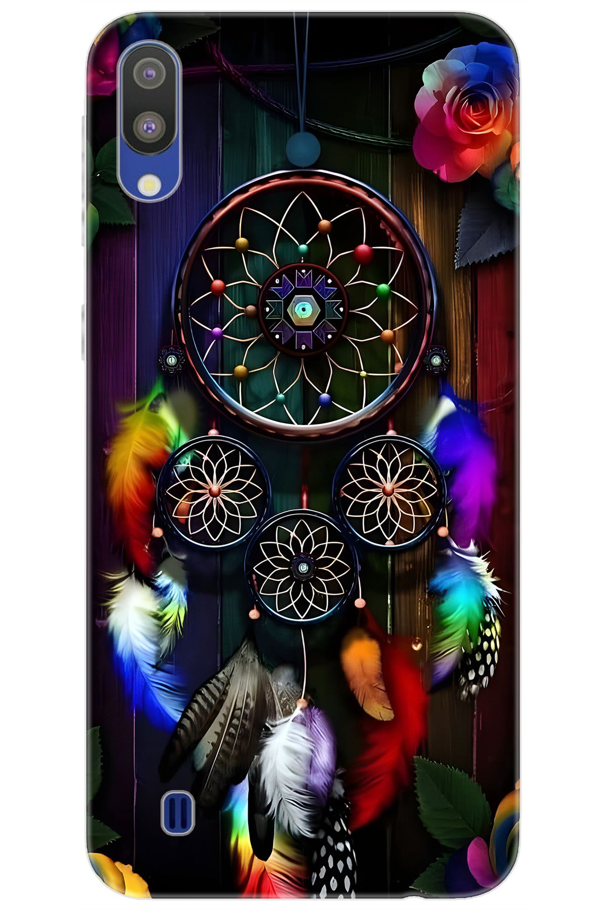 Ceppare Samsung Galaxy M10 (SM-M105F) Uyumlu Kılıf Desen Baskılı Silikon Düş Kapanı STK:704 CP-sx7P43r