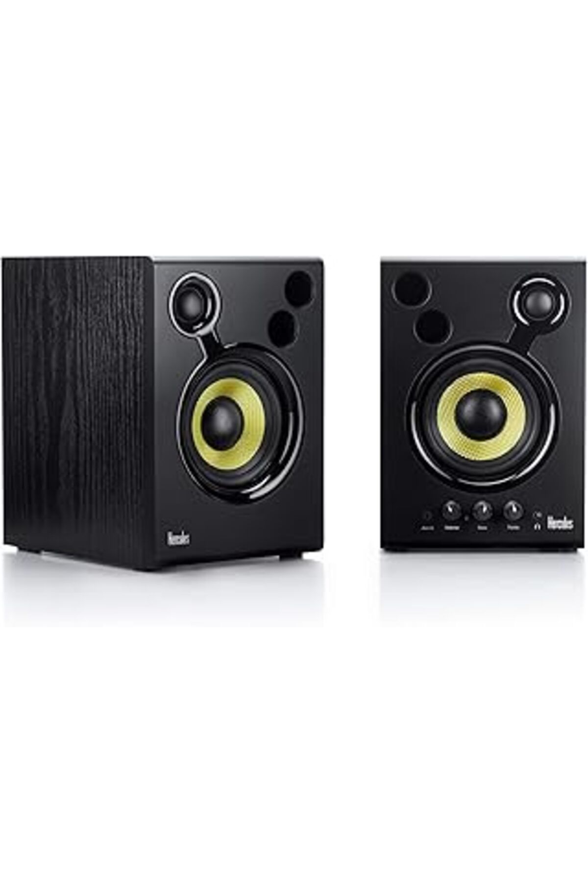 NETWORK ART Hercules Djmonitor 42 – Profesyonel 2 Yönlü Aktif Dj Monitörleri, 4.5” Hoparlörlerle Studio Ve Dj K