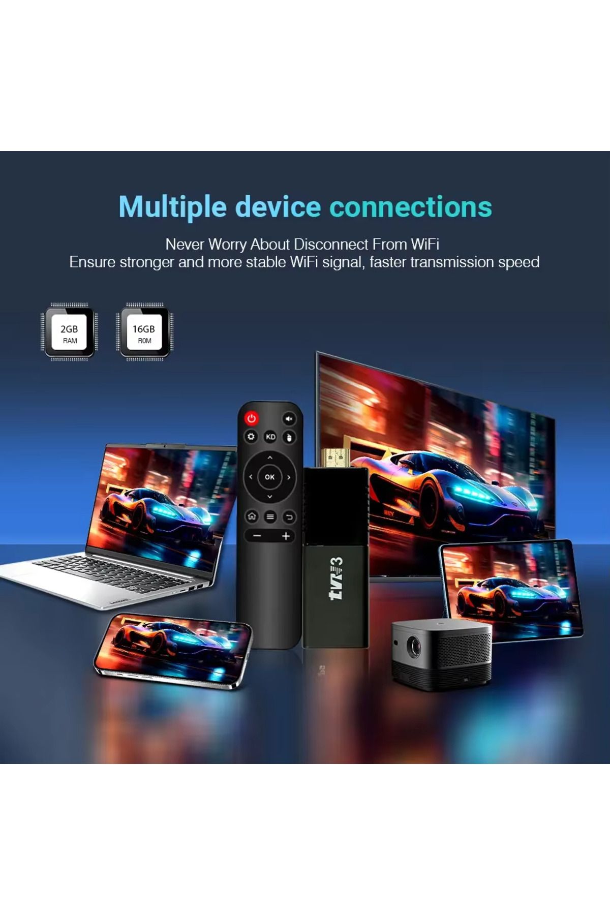 ObuTech-Tvr3 Android TV Stick - 3. جيل، 4K Ultra HD، تجربة التلفزيون الذكي التوصيل والتشغيل! 6