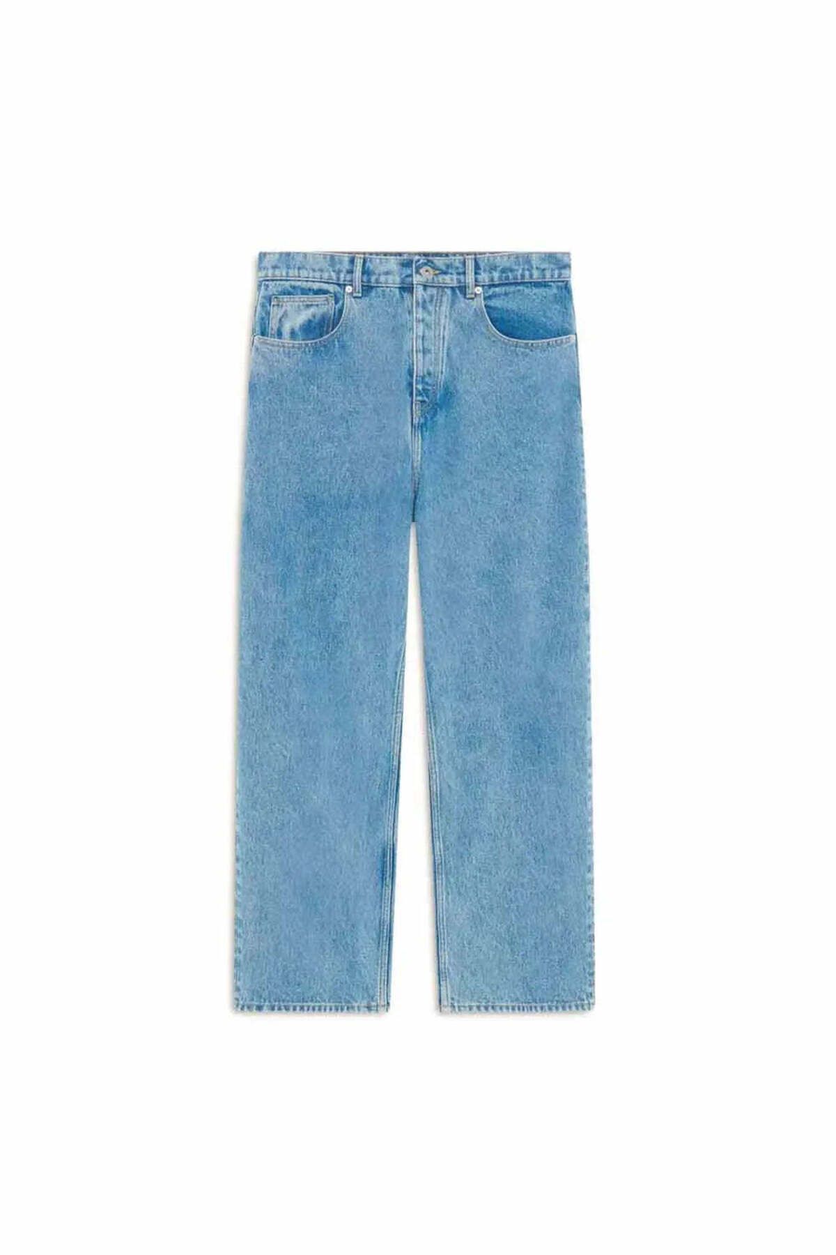 American Rag Cie Le Jean Baggy Mavi 5-Cep %100 Pamuk Kot Pantolon - Şık ve Rahat