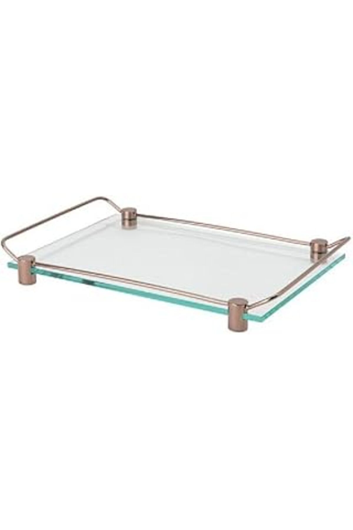 NETWORK ART System Banyo Tepsisi Cam/Rose Renk 36X209X313 Mm