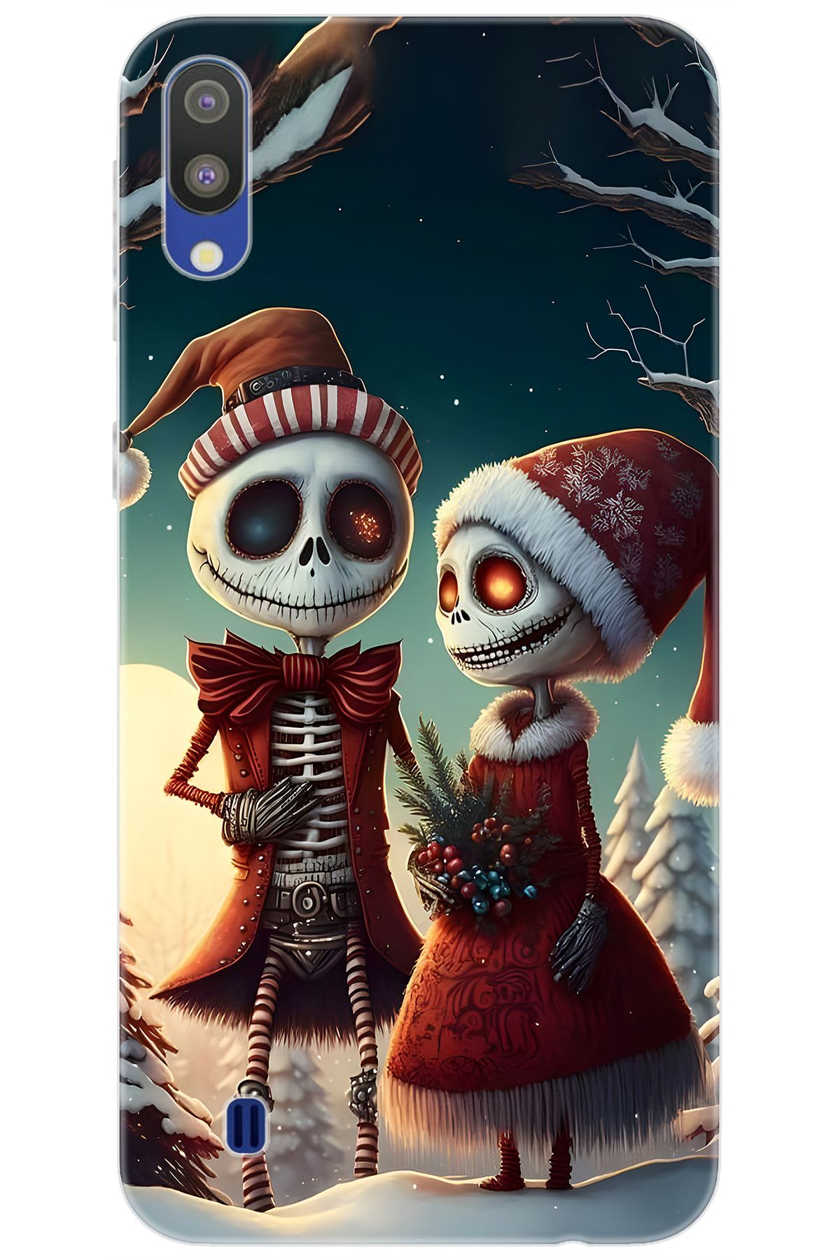Ceppare Samsung Galaxy M10 (SM-M105F) Uyumlu Kılıf Desen Baskılı Silikon İskelet Serisi STK:714 CP-xoD0EG3