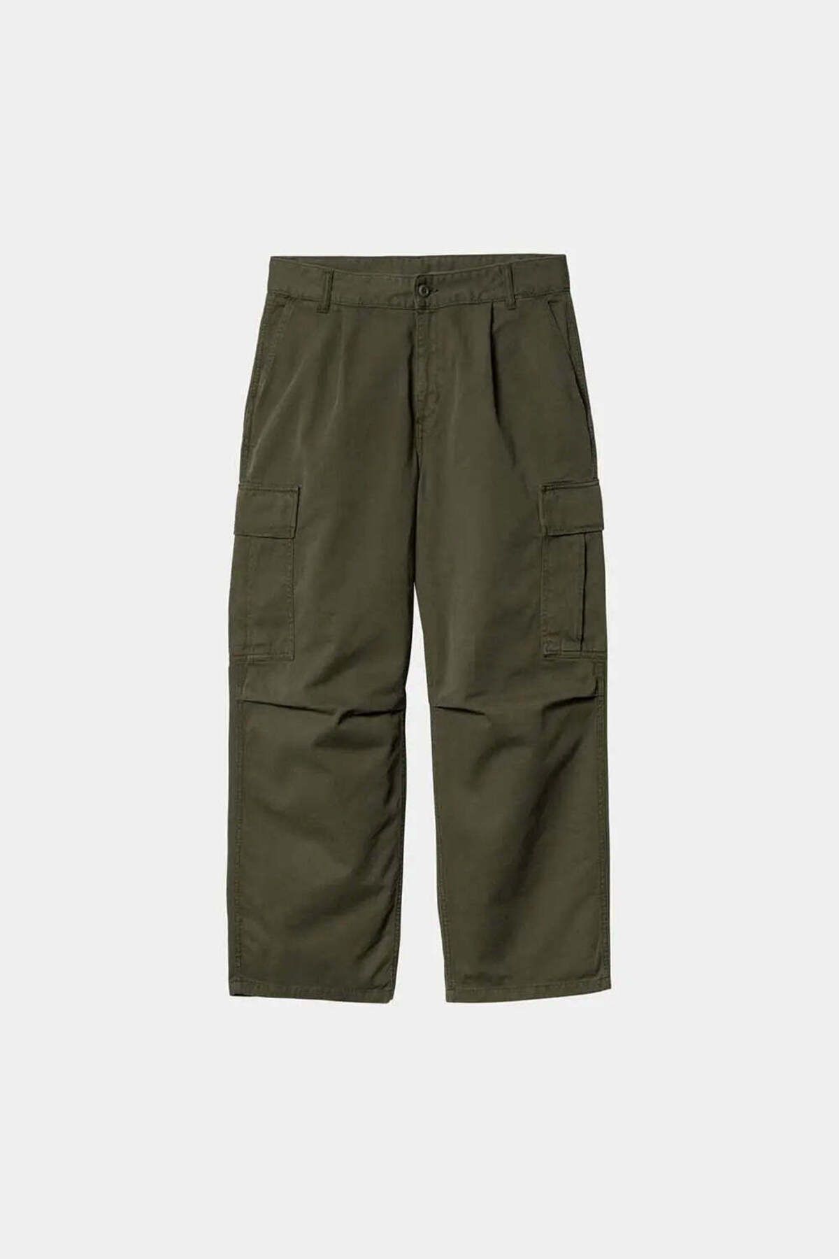 American Rag Cie Yeşil Renkli Cole Cargo Pantolon - %100 Organik Pamuk, Geniş Paça Model