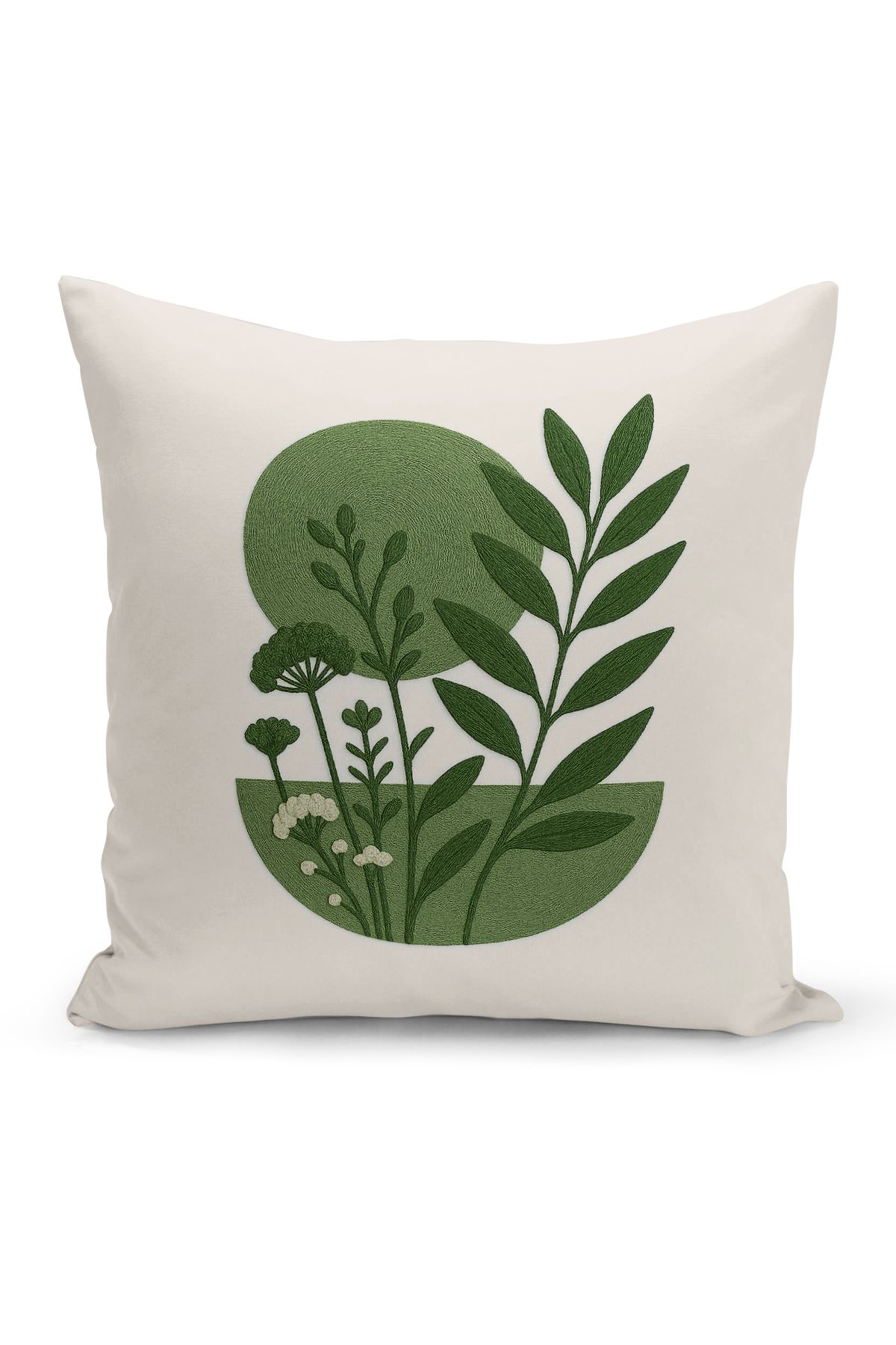 Bertille Home-Set de 3 huse de pernă cu imprimare digitală pe două părți (aspect de broderie cu model de puncție) 4