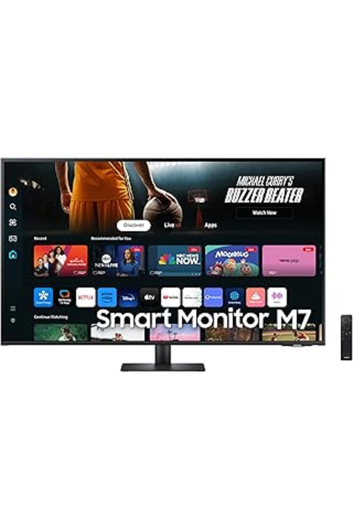 NETWORK ART Samsung M7 Ls43dm702uuxuf, 43" Inç, Uhd, 3840 X 2160, 4k, 4ms 60hz, Hdr10, Akıllı Monitör (2024 Mod