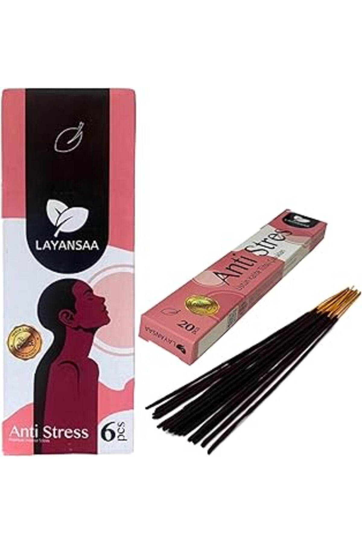 NETWORK ART Layansaa Anti Stress Kokusu Özel Aroma Kokusu Agarbatti Arınma 20 Adet 1 Paket Çubuk Tütsü