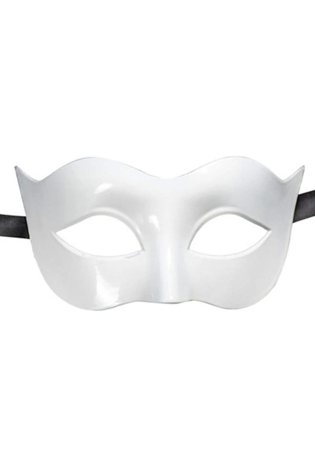 shopwave Beyaz Renk Masquerade Kostüm Partisi Venedik Balo Maskesi