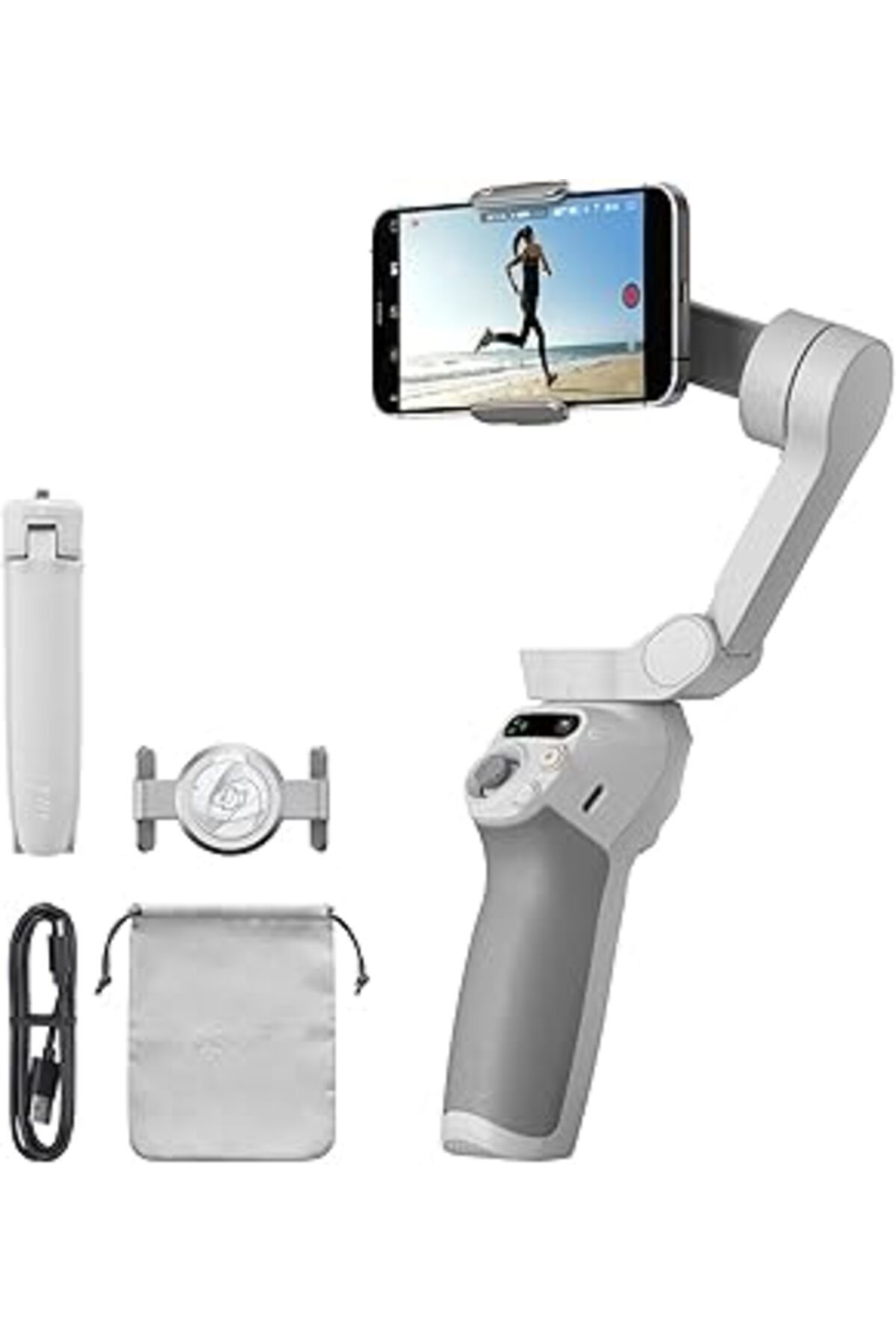 NETWORK ART Dji Osmo Mobile Se Akıllı Telefon Gimbal, 3 Eksenli Sabitleme, Kullanışlı Ve Katlanabilir, Shotguid