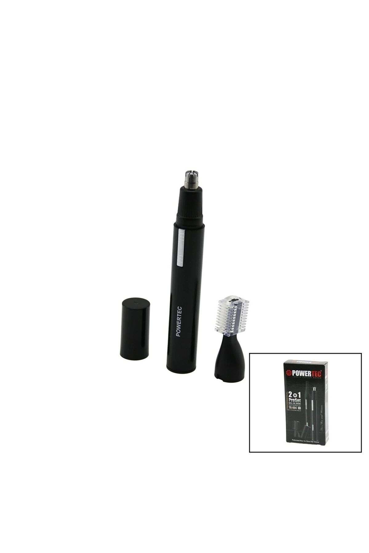 shopwave 2İN1 BAŞLIK KALEM MODELİ KİŞİSEL KIL TÜY TEMİZLEME CİHAZI 1-BURUN-KULAK - 2-KAŞ BAŞLIKUSB ŞARJ TR-40