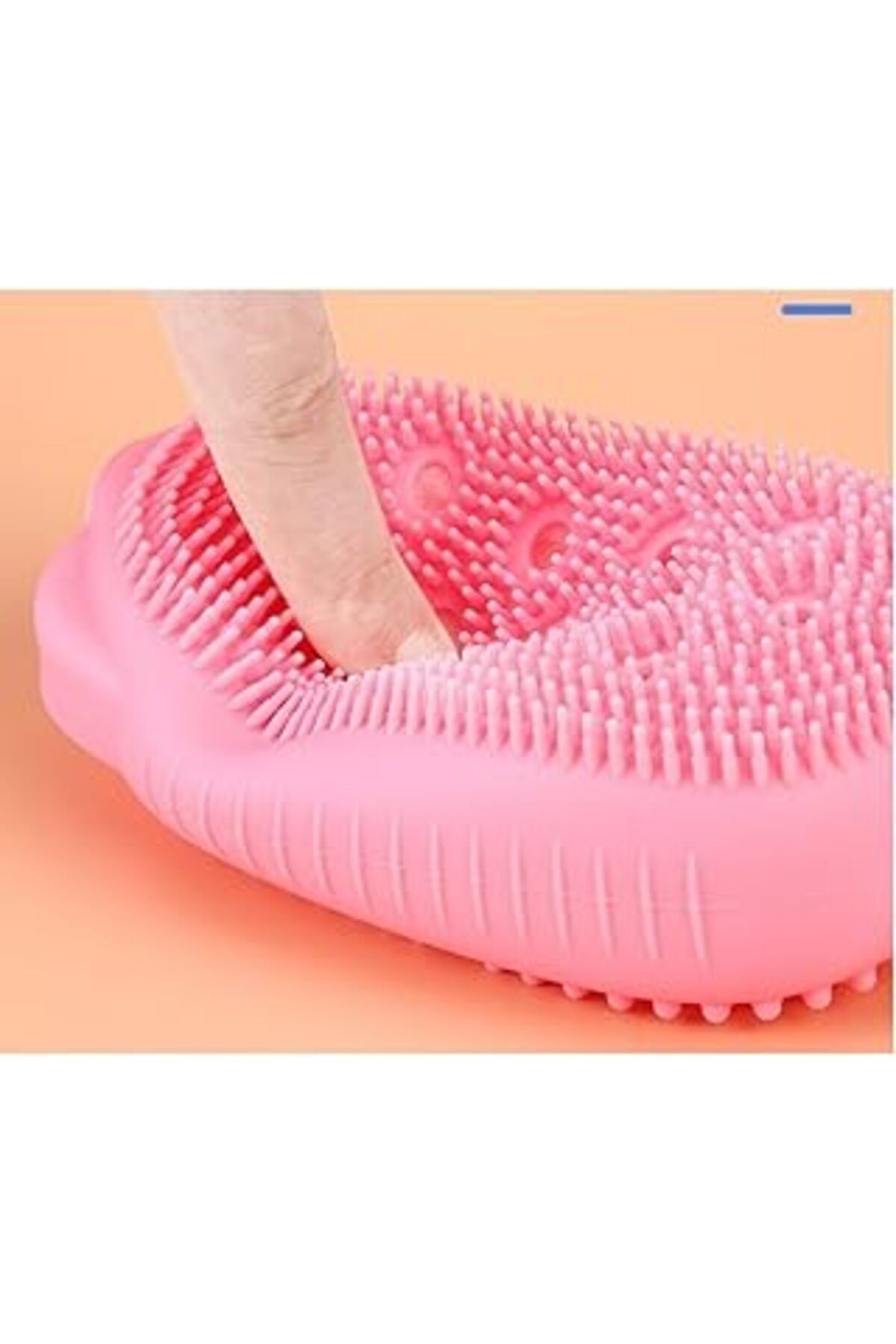 Qedii Dışı Silikon, İçi Süngerli Duş, Banyo, Hamam Kesesi, Rahatlatıcı Masaj Etkili Yumuşak Duş Lifi, Sil