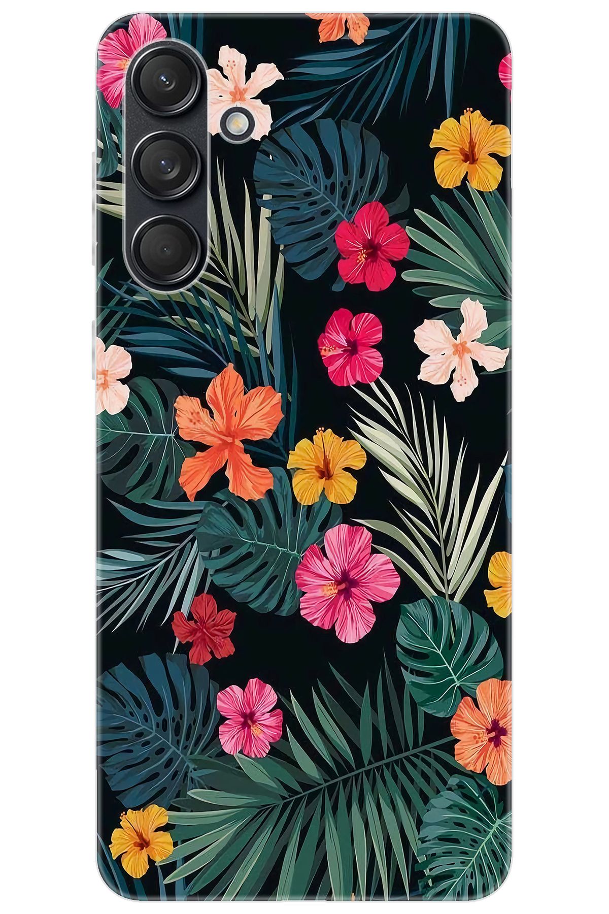 Ceppare Samsung Galaxy M55 (SM-M556B) Uyumlu Kılıf Desen Baskılı Silikon Çiçekler STK:632 CP-qA2dYzq