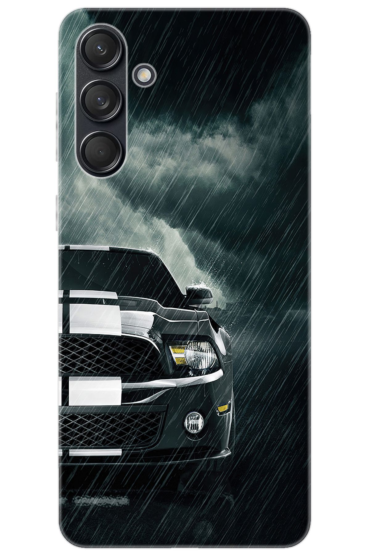 Ceppare Samsung Galaxy M55 (SM-M556B) Uyumlu Kılıf Desen Baskılı Silikon Araba Model STK:290 CP-NbVrnK3