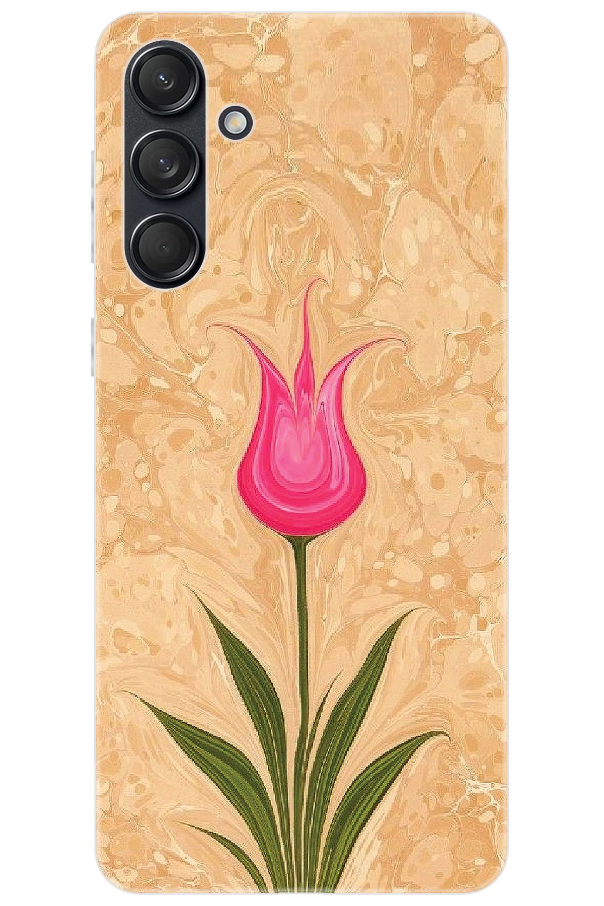 Ceppare Samsung Galaxy M55 (SM-M556B) Uyumlu Kılıf Desen Baskılı Silikon Lale Tasarım STK:544 CP-gNpj3NZ