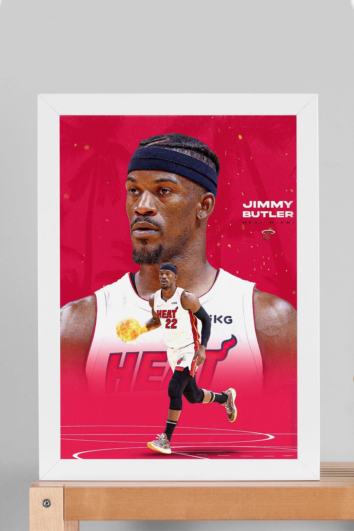 Saturn Jimmy Butler Çerçeveli Tablo - Basketbol NBA Posteri Tablo