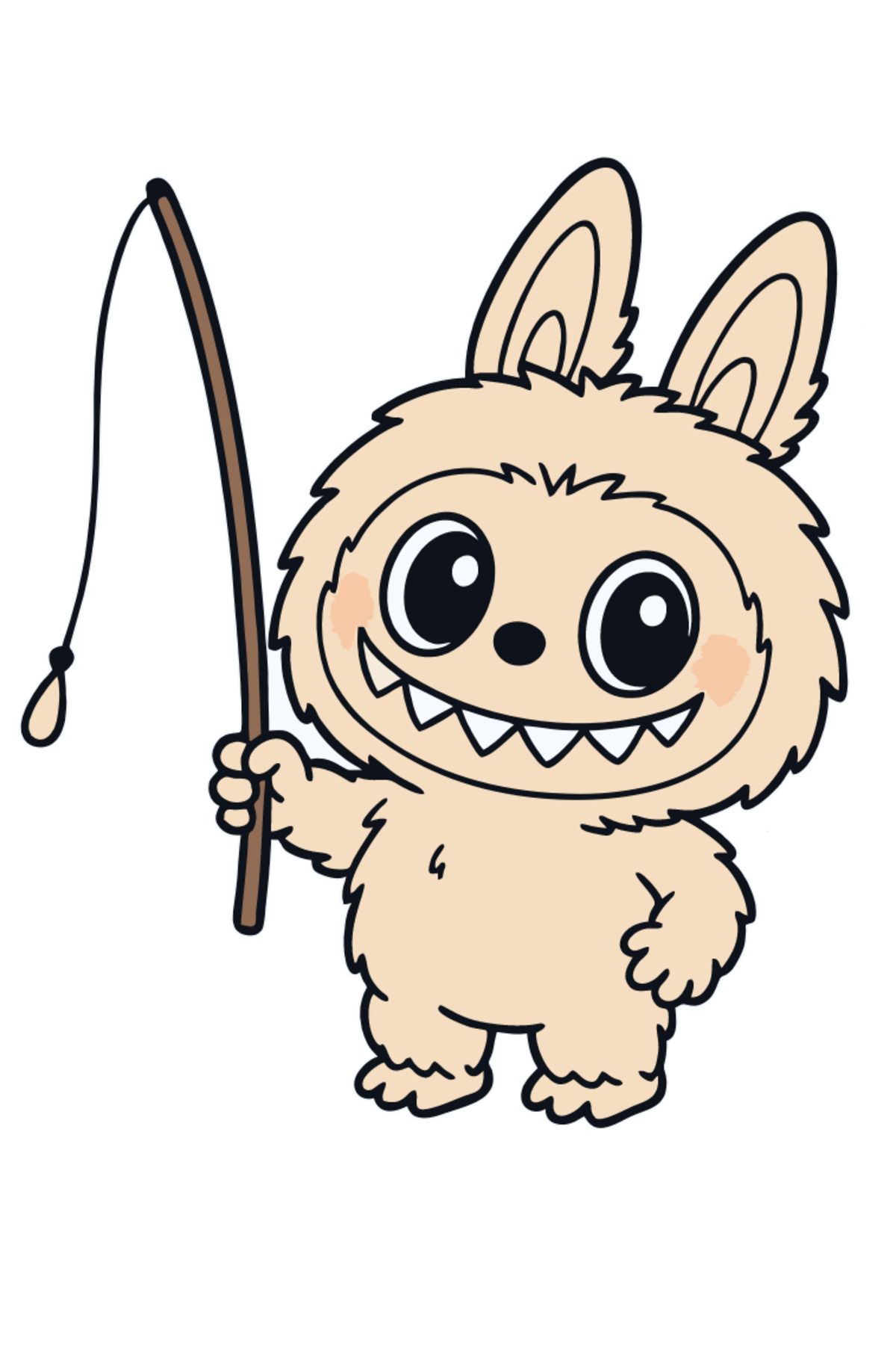 Nenya Labubu Figür Sticker 1