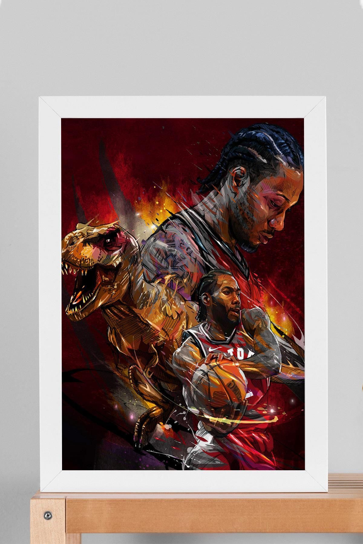 Saturn Kawhi Leonard Çerçeveli Tablo - Toronto Raptors NBA Posteri Tablo