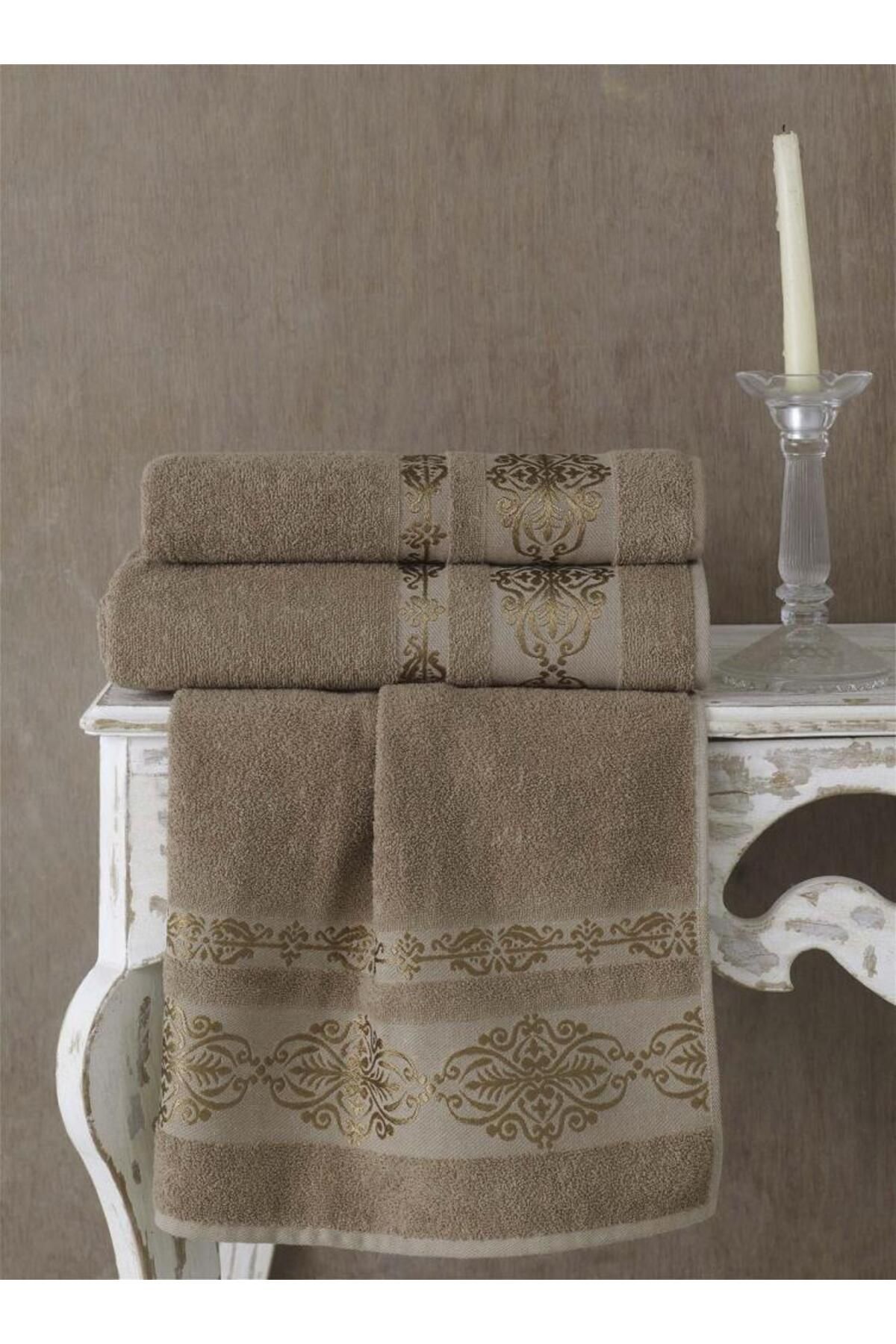 Karna Home Cotton Jakarlı Rebeka Banyo Havlusu 70x140