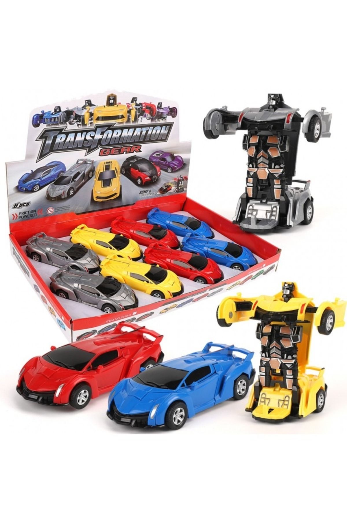 Shoplandu Transformers Robot Araba Kendinden Robota Dönüşen Arabalar