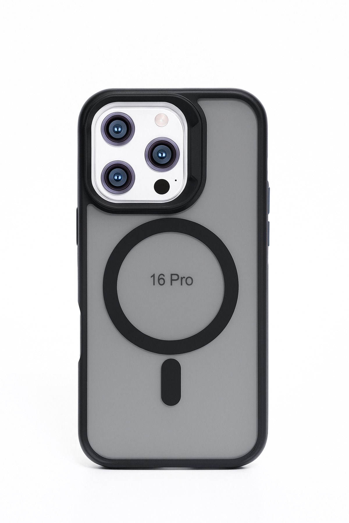 ADR Apple Iphone 16 Pro Kılıf Mat Magsafe Şarj Özellikli Darbe Önleyici Hassas Buton Yumuşak Kenar