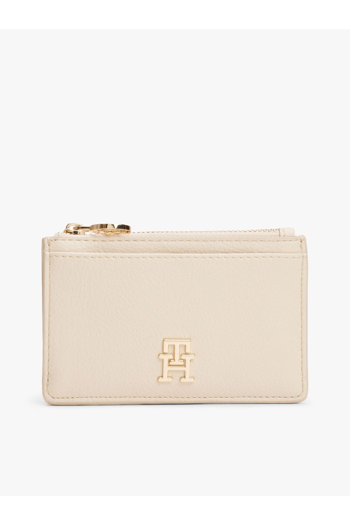 Tommy Hilfiger Th Dıstınct Long Cc Holder Kadın Bej Kartlık Aw0aw17481acı