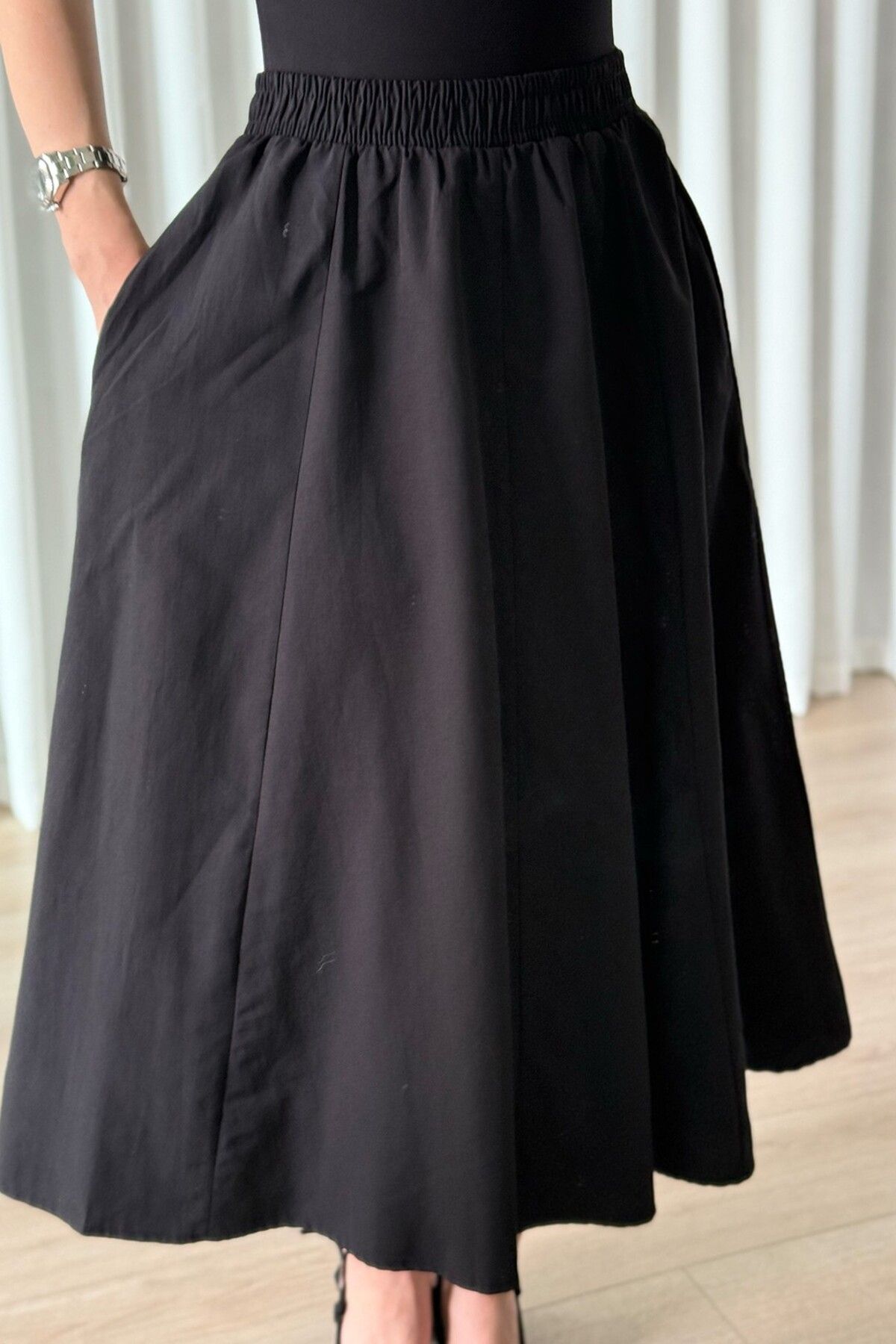 ROUPAS Cepli Beli Lastikli Etek
