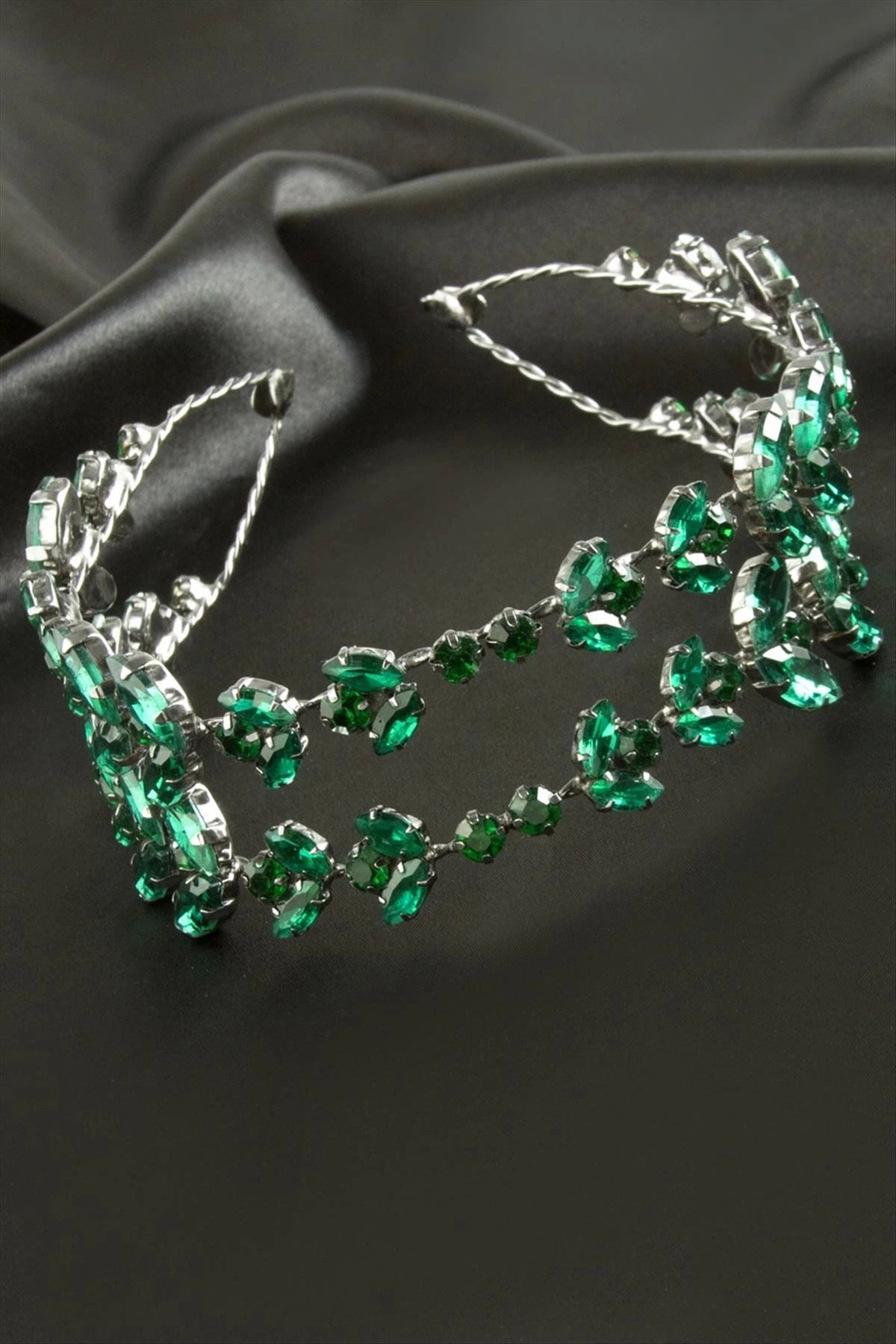 Modafiks Kristal Taşlı Eğilebilir Saç Aksesuarı