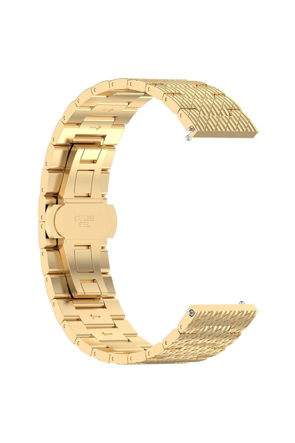 SKYDDAR INNOVATION-Stainless Steel Strap for Huawei Watch GT 2 /2 Pro/3 Pro /Ultimate, Xiaomi Watch S1, W052 - Gold 4