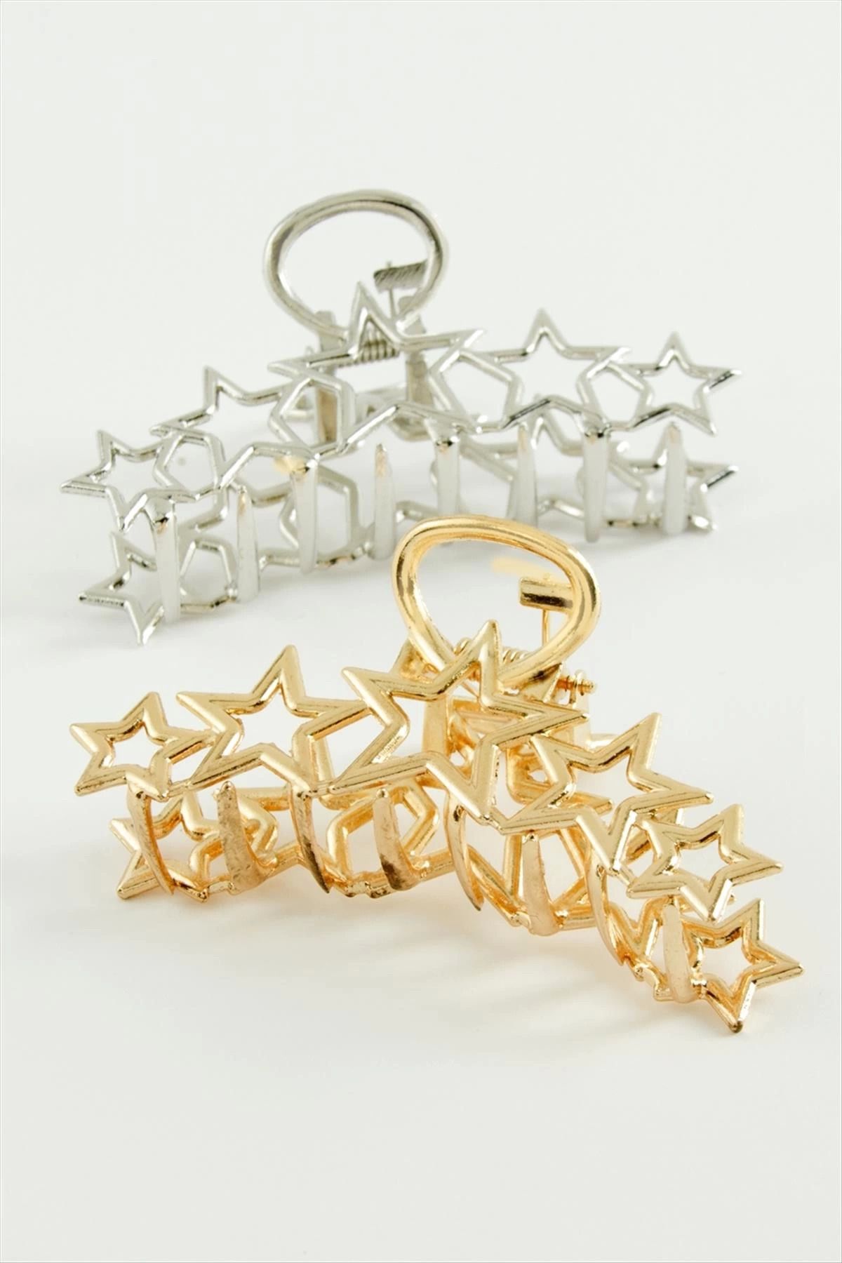 Modafiks Yıldız Metal Mandal Toka 8 cm
