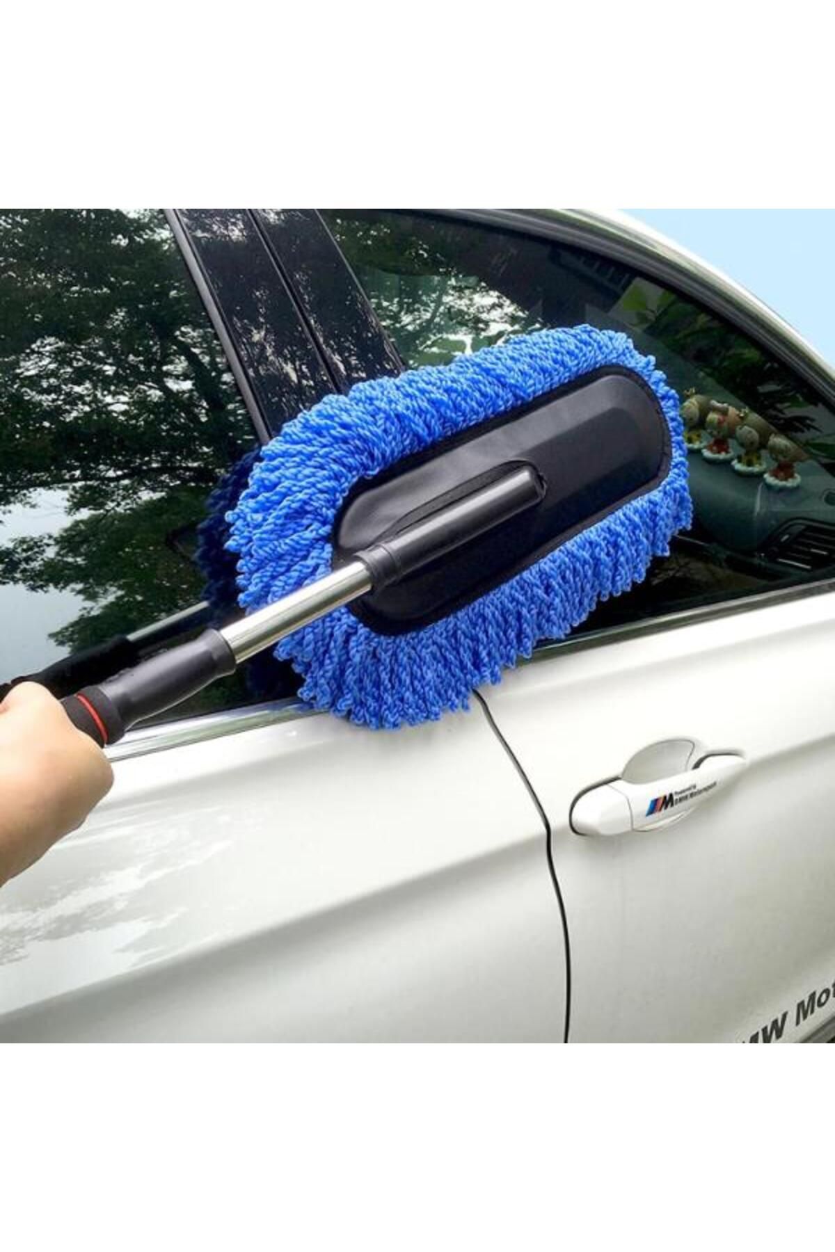 Pİ GLOBAL Teleskopik Mikrofiber Araç Yıkama Fırçası