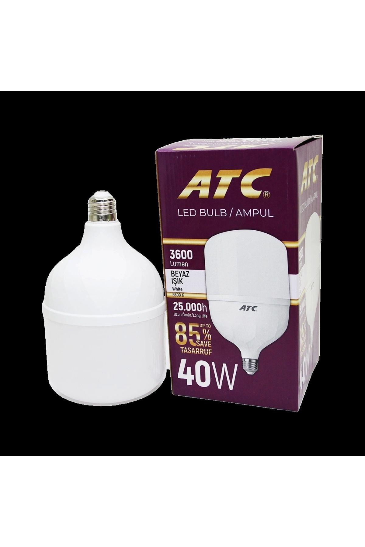 shopwave 40W TORCH LED BULB AMPUL BEYAZ E27 (5047)