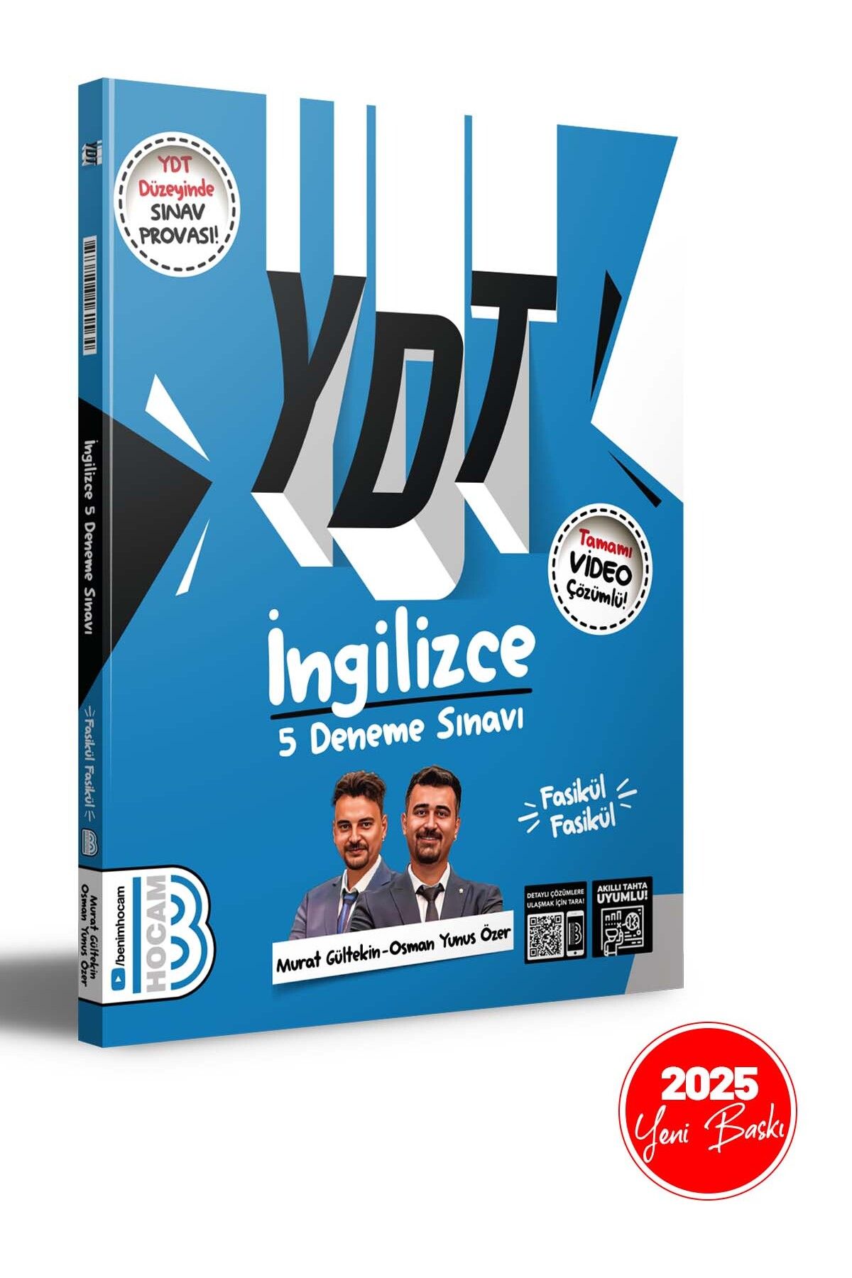 Benim Hocam Yayınları 2025 YDT İngilizce 5 Deneme Sınavı Benim Hocam Yayınları