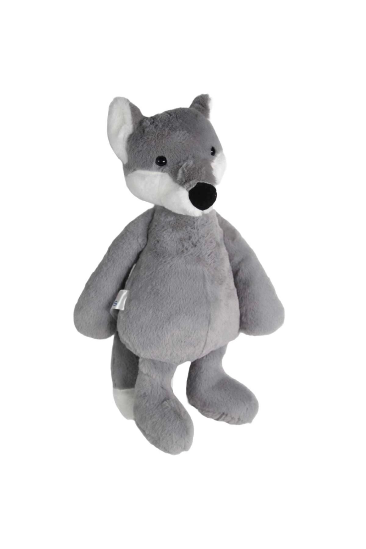 S PAZARIM Nessiworld Uyku Arkadaşı Tilki Peluş Gri 50 cm