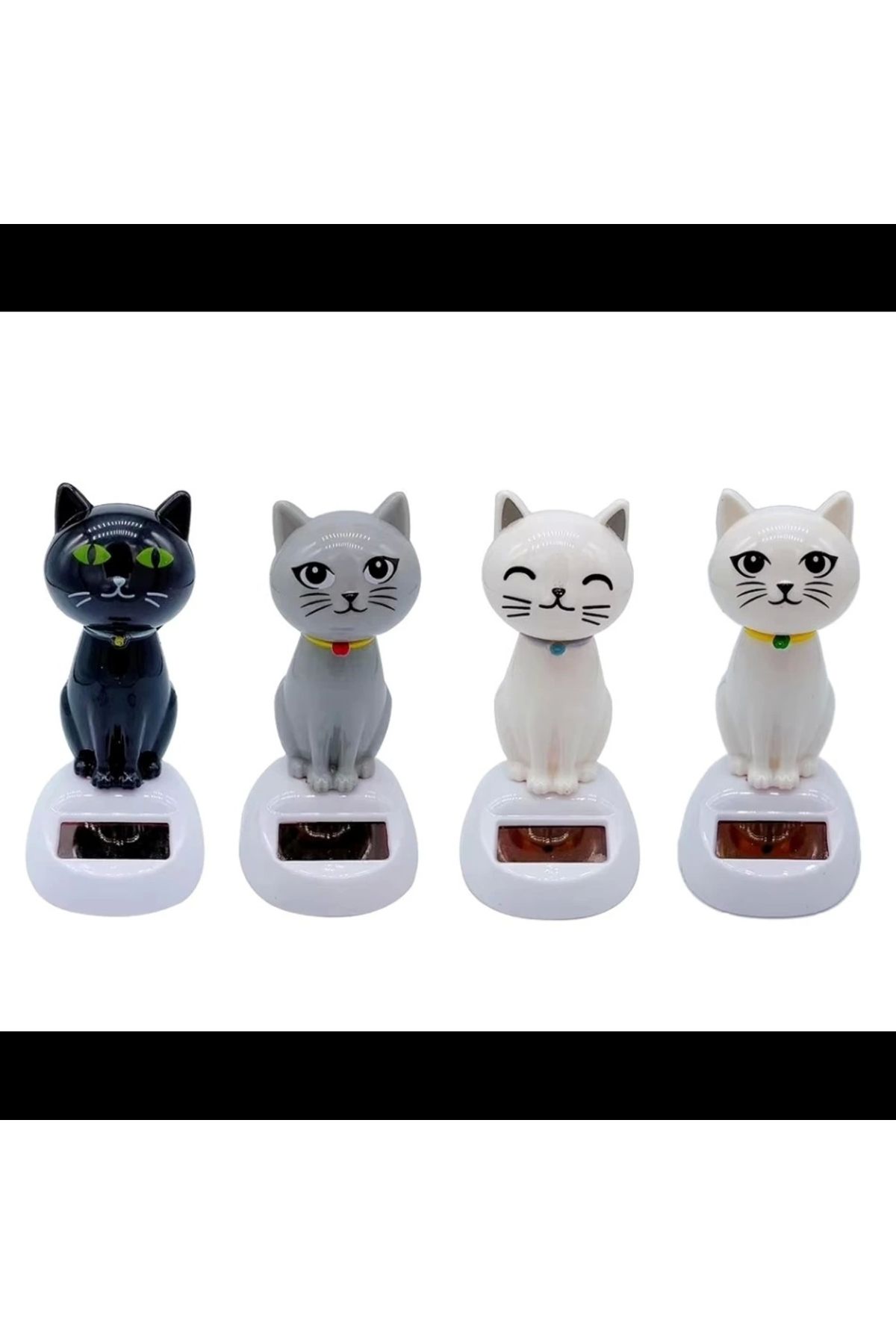 shopwave Güneş Enerjili Solar Sallanan Kedi 1 Adet