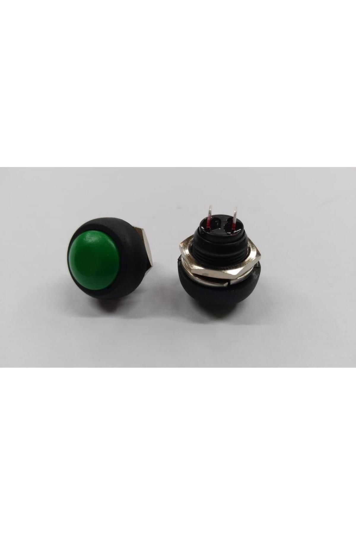 Mykablo "184" 12 mm Push Buton - Yeşil