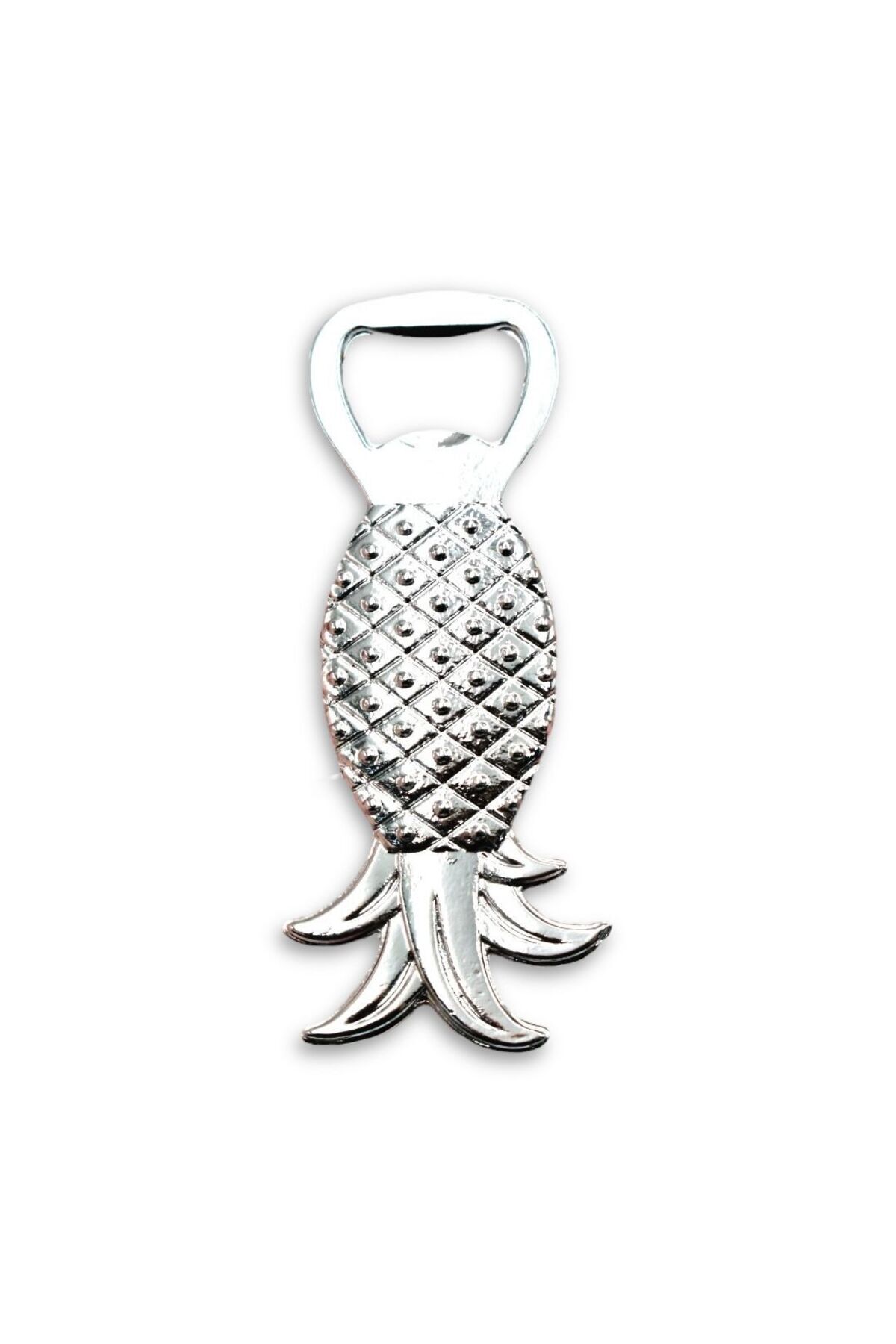 iQey Home Ananas MIKNATISLI Şişe Açacağı Silver