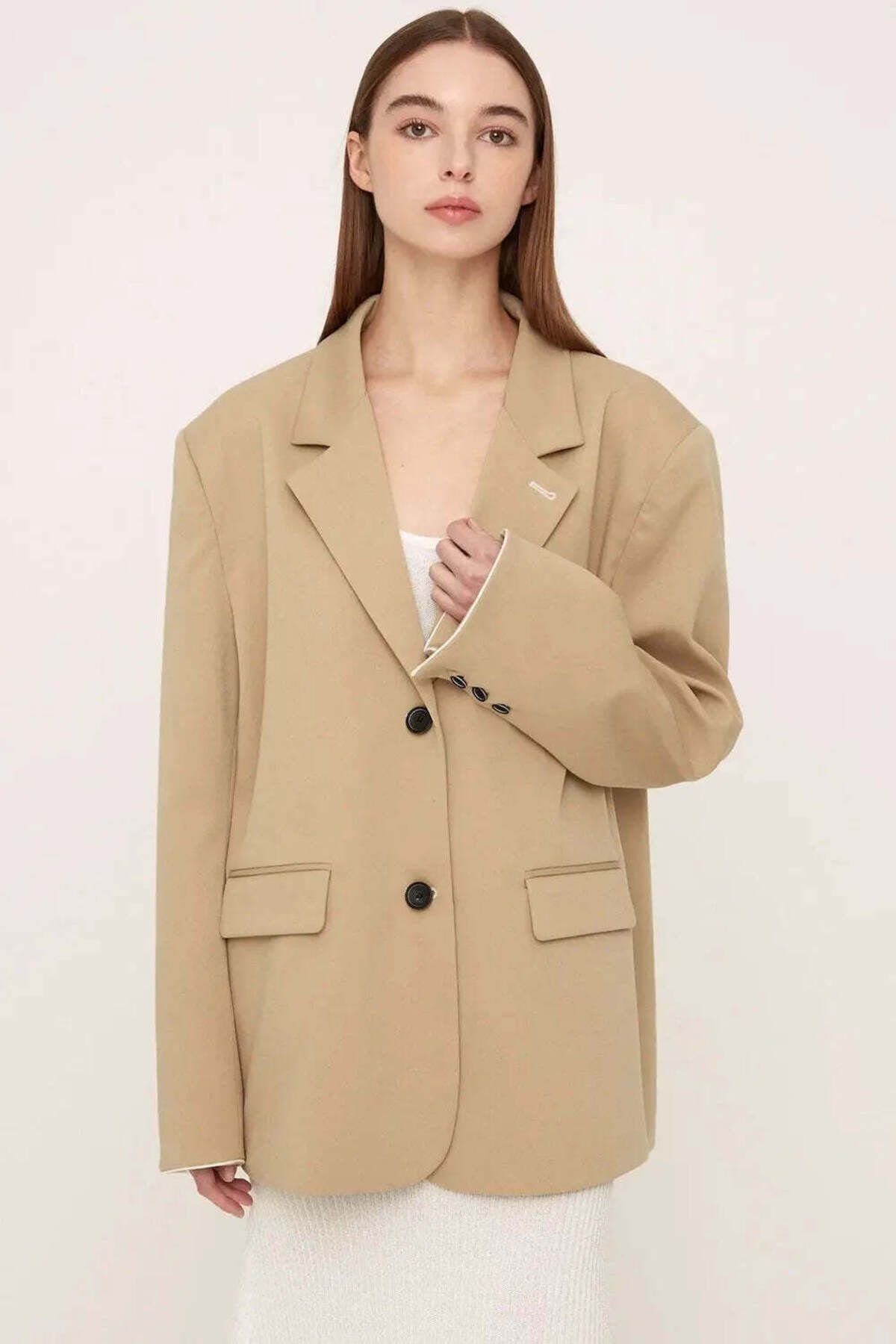 American Rag Cie Büyük Beden Megan Oversized Daddy Blazer - Şık ve Rahat Tasarım