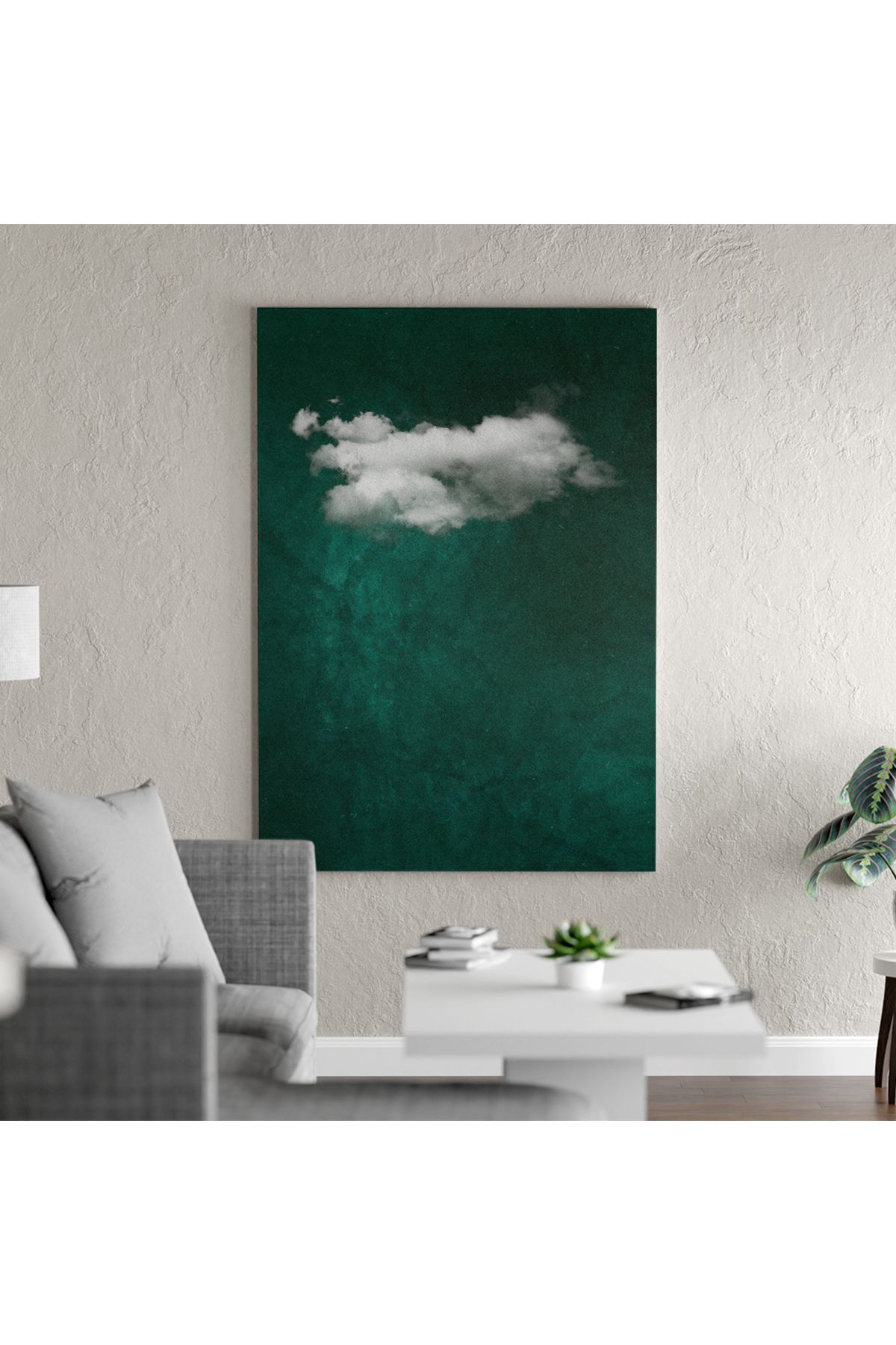 Yzc Store Bulut Tablosu - Minimalist Bulut Tablosu – Minimalist Ev Dekorasyonu - Poster & Duvar Dekoru
