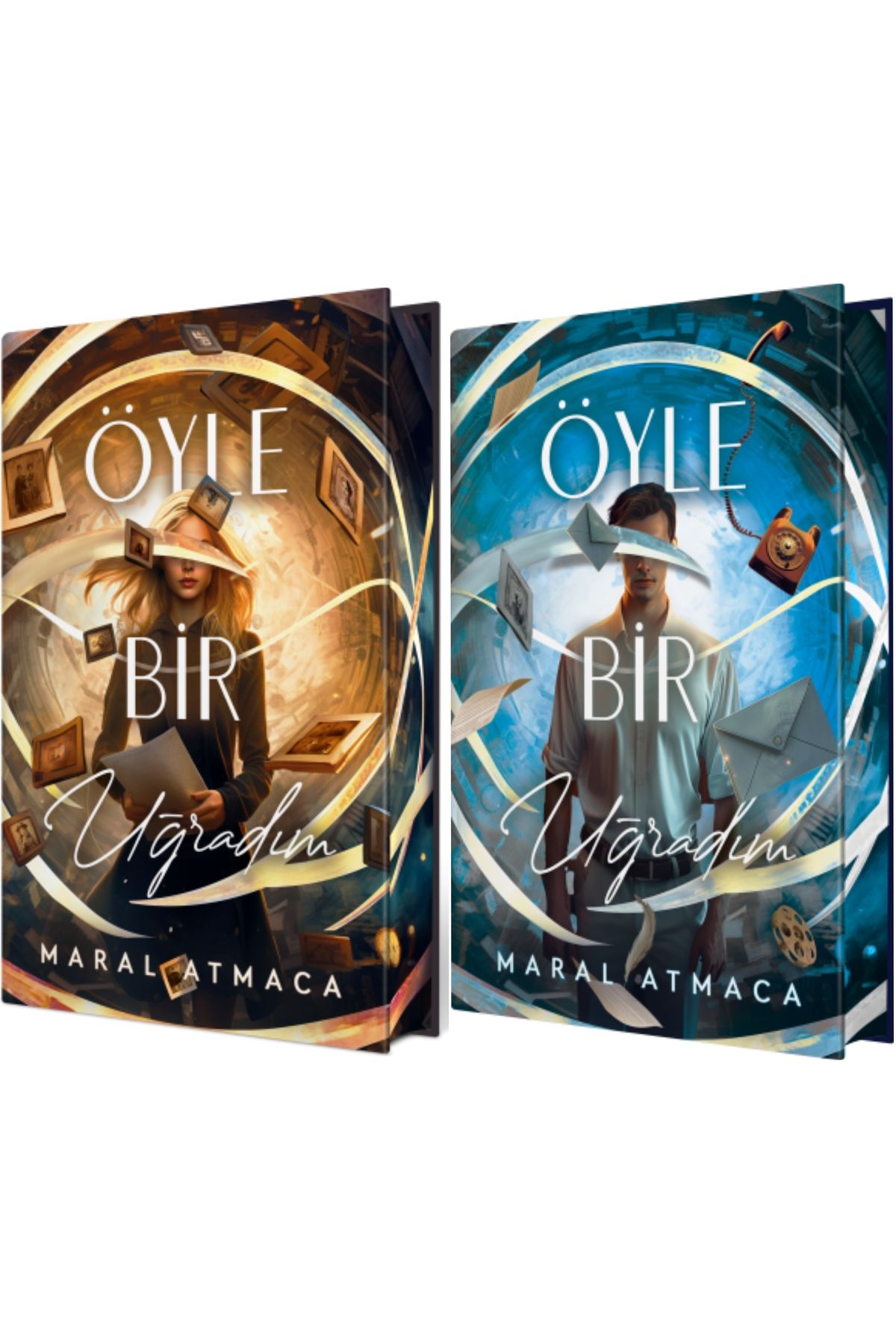 Ephesus Yayınları Öyle Bir Uğradım Ciltli (Resimli Sayfa Sırtı) 1-2. Ciltler Maral Atmaca