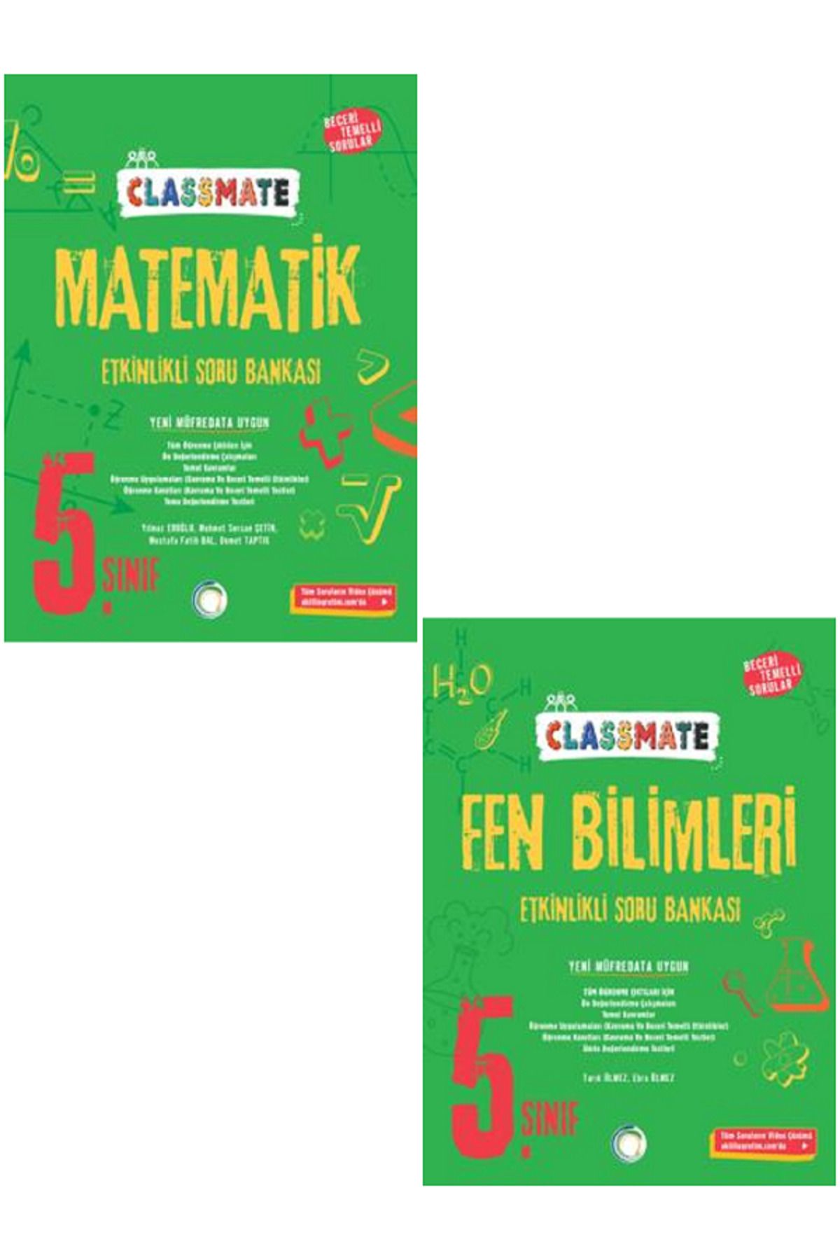 Evrensel İletişim Yayınları 5.Sınıf Okyanus Classmate Matematik + Fen Bilimleri Etkinlikli Soru Bankaları / 2 KİTAP / YENİ