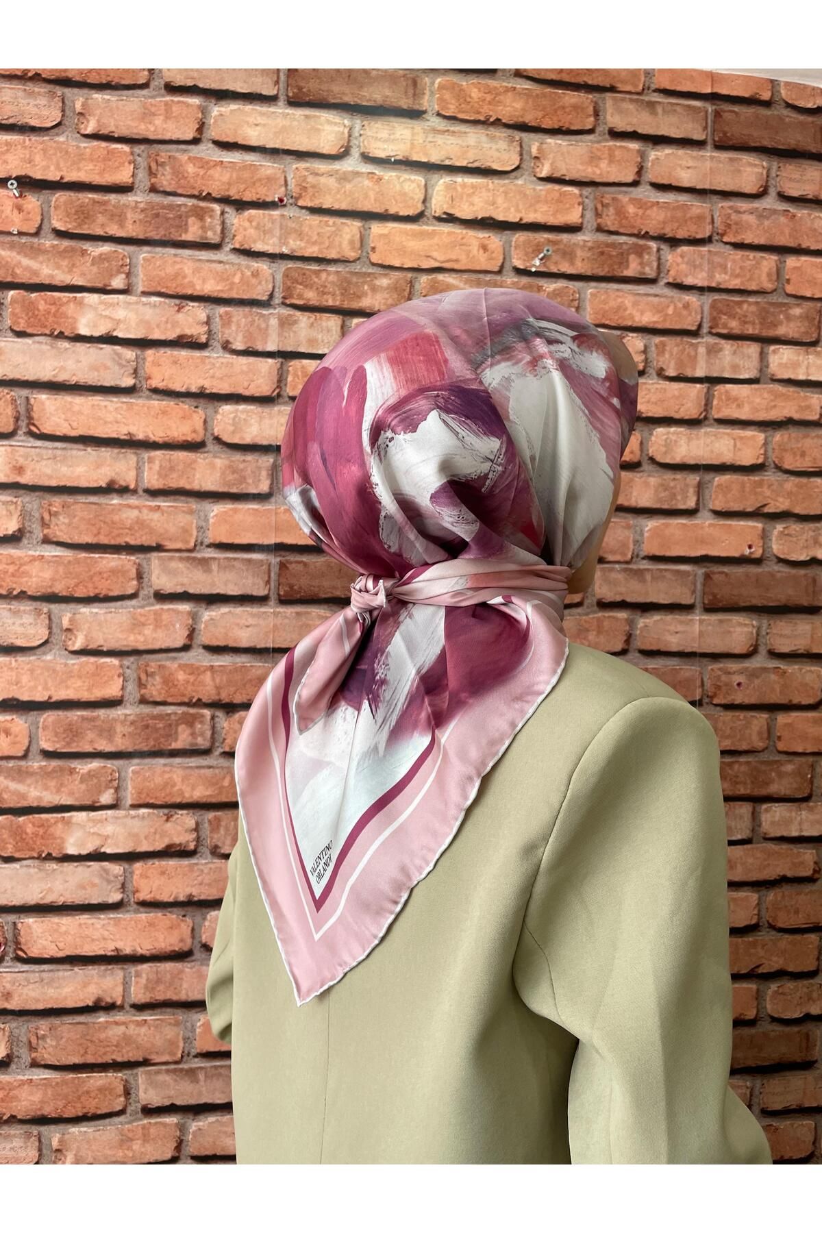 Valentino Orlandi twill ipek eşarp