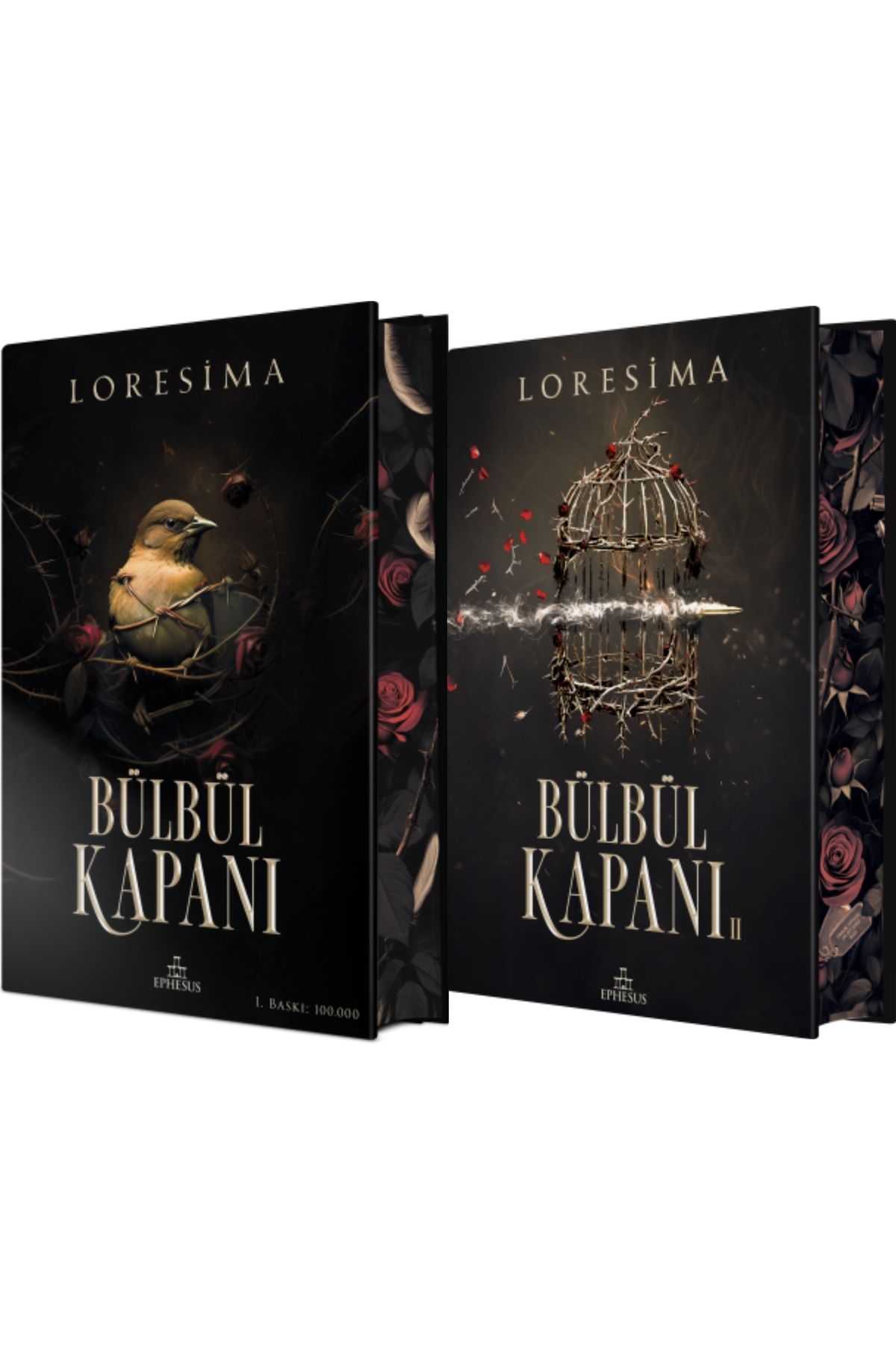 Ephesus Yayınları Bülbül Kapanı Ciltli ( Resimli Sayfa Sırtı ) 1-2. Ciltler Loresima