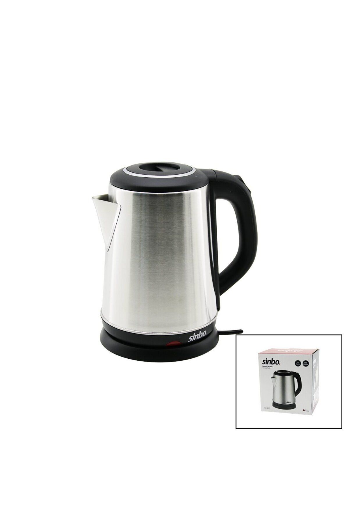 Zayla ÇELİK KETTLE 1.8LT GİZLİ REZİSTANS - KABLOSUZ SK-8027 (5165)