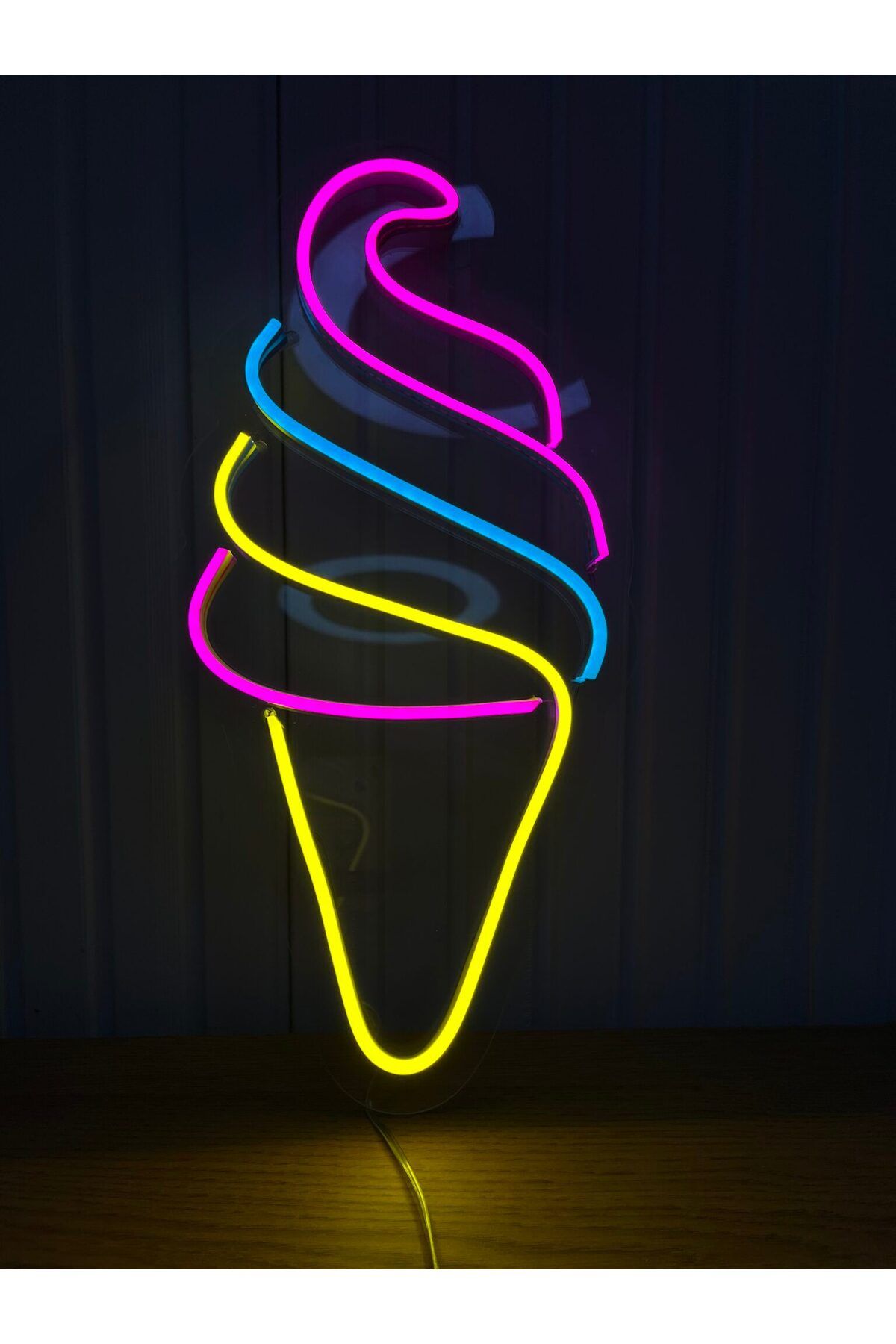 Lena Reklam Dondurma İce Cream Neon Led Tabela